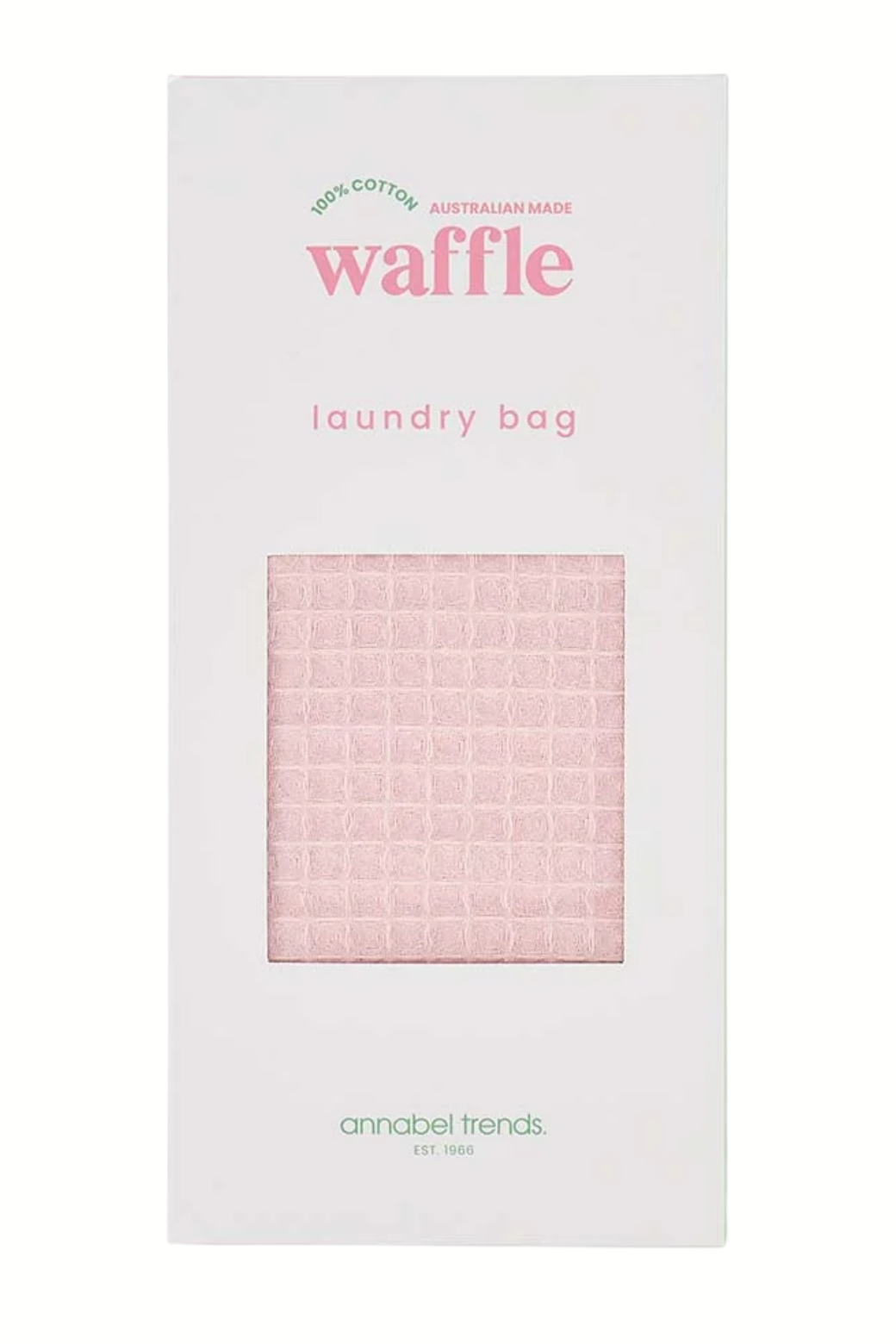 Annabel Trends Laundry Bag Waffle Pink