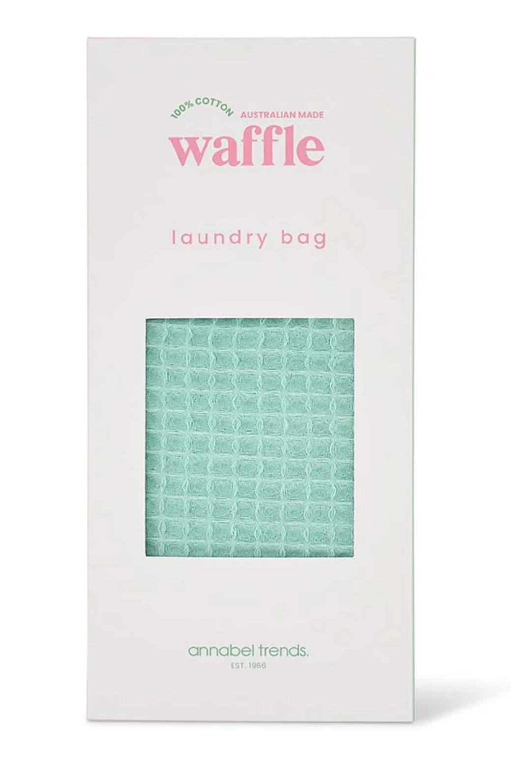 Annabel Trends Laundry Bag Waffle Mint