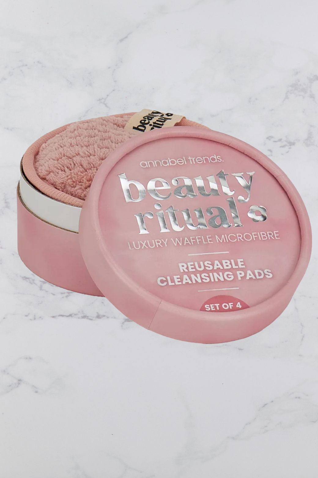 Annabel Trends Beauty Ritual Dusty Pink Cleansing Pads 4pc