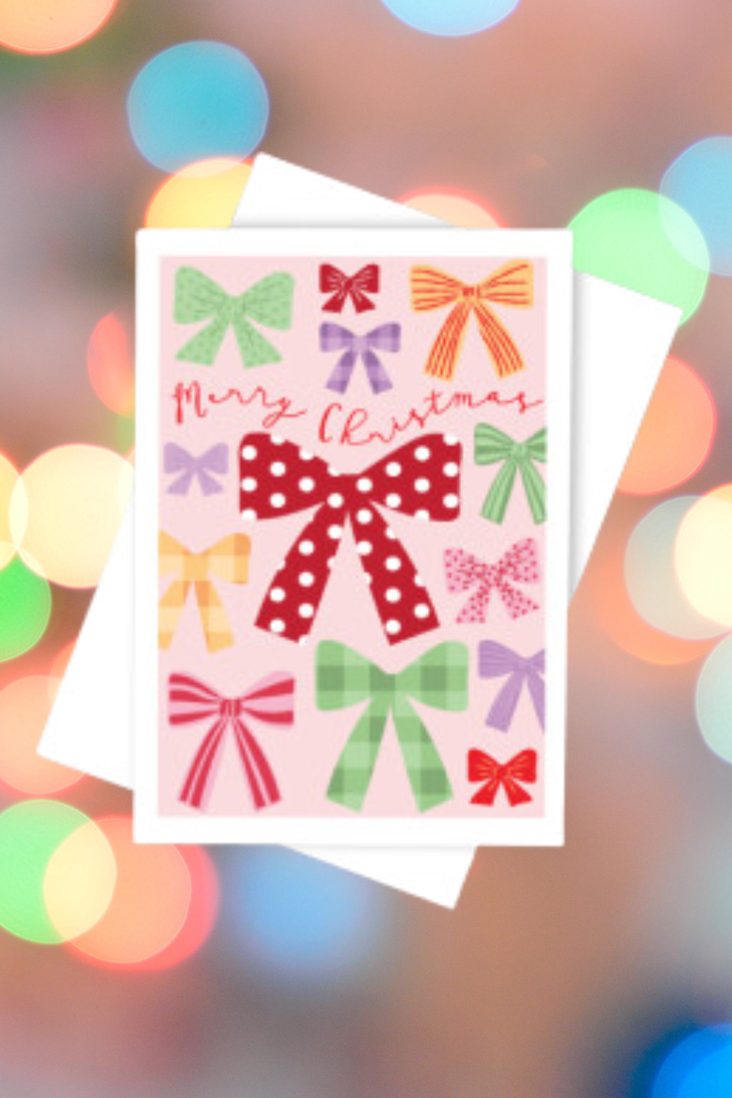 Candle Bark Creations Bow-tiful Christmas card