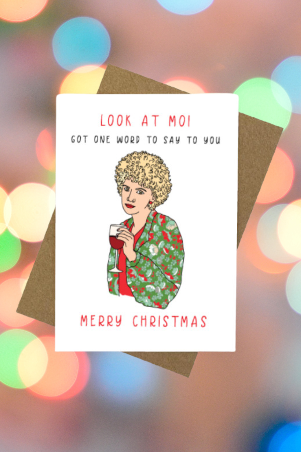 Candle Bark Creations Christmas Kath Card