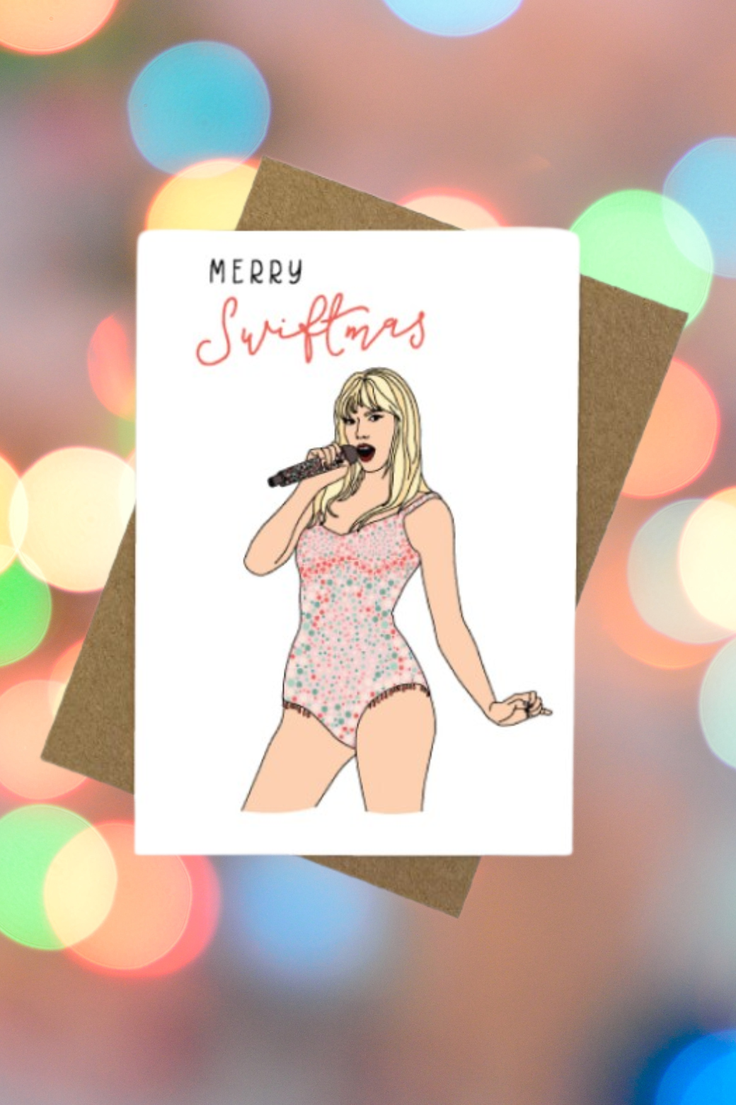 Candle Bark Creations Taylor Swift Christmas Card