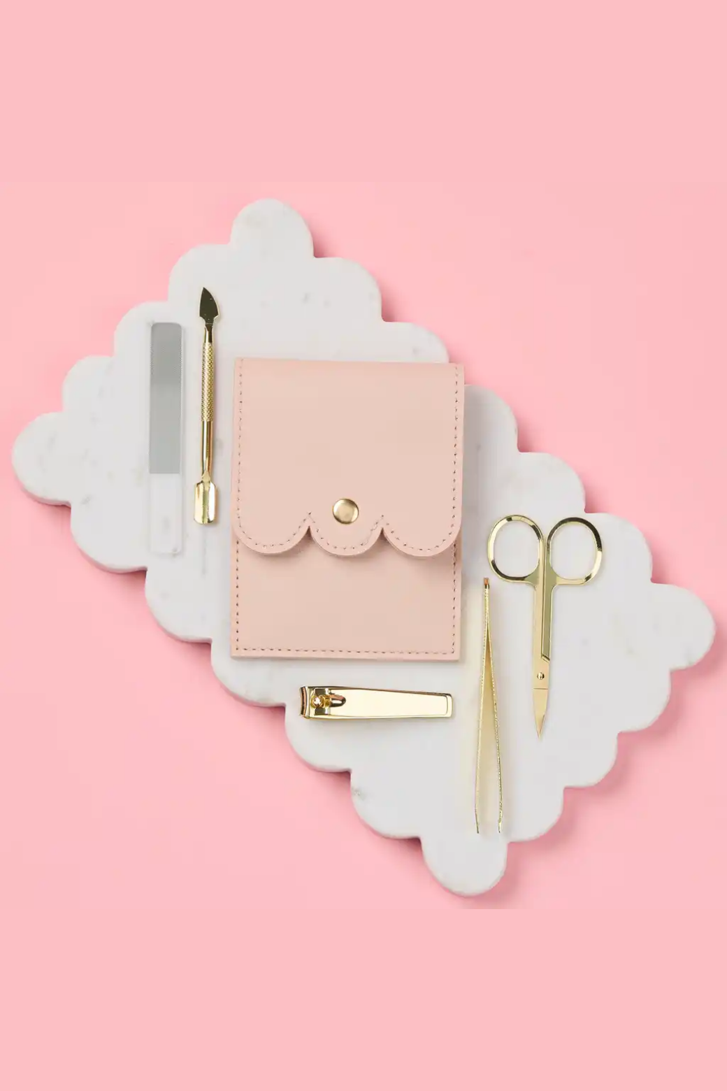 Selfie Nails Manicure Tool Kit Nude
