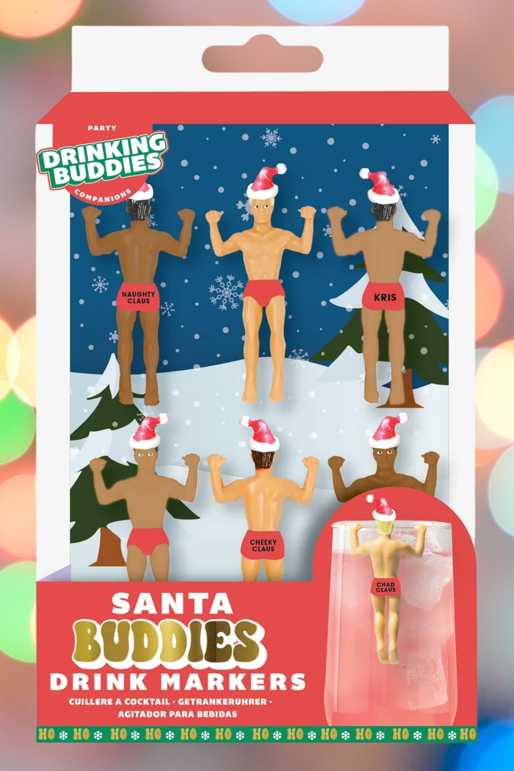 Isalbi Santa Buddies Drink Markers