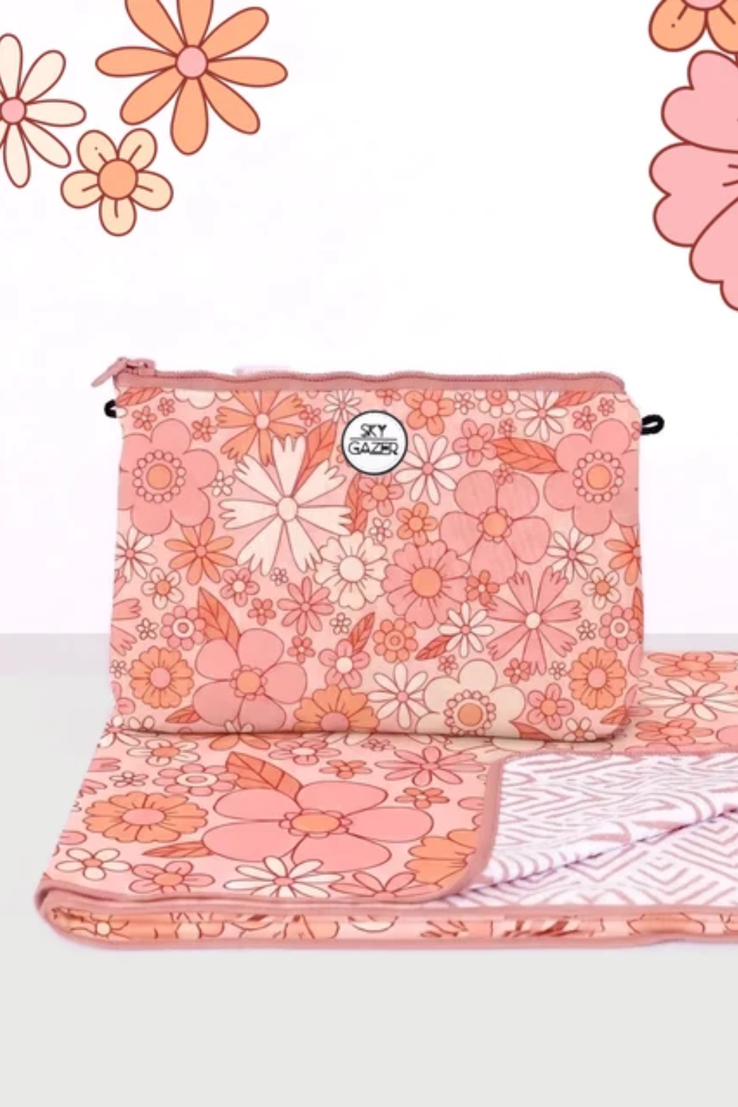 Sky Gazer Towel Flower Power