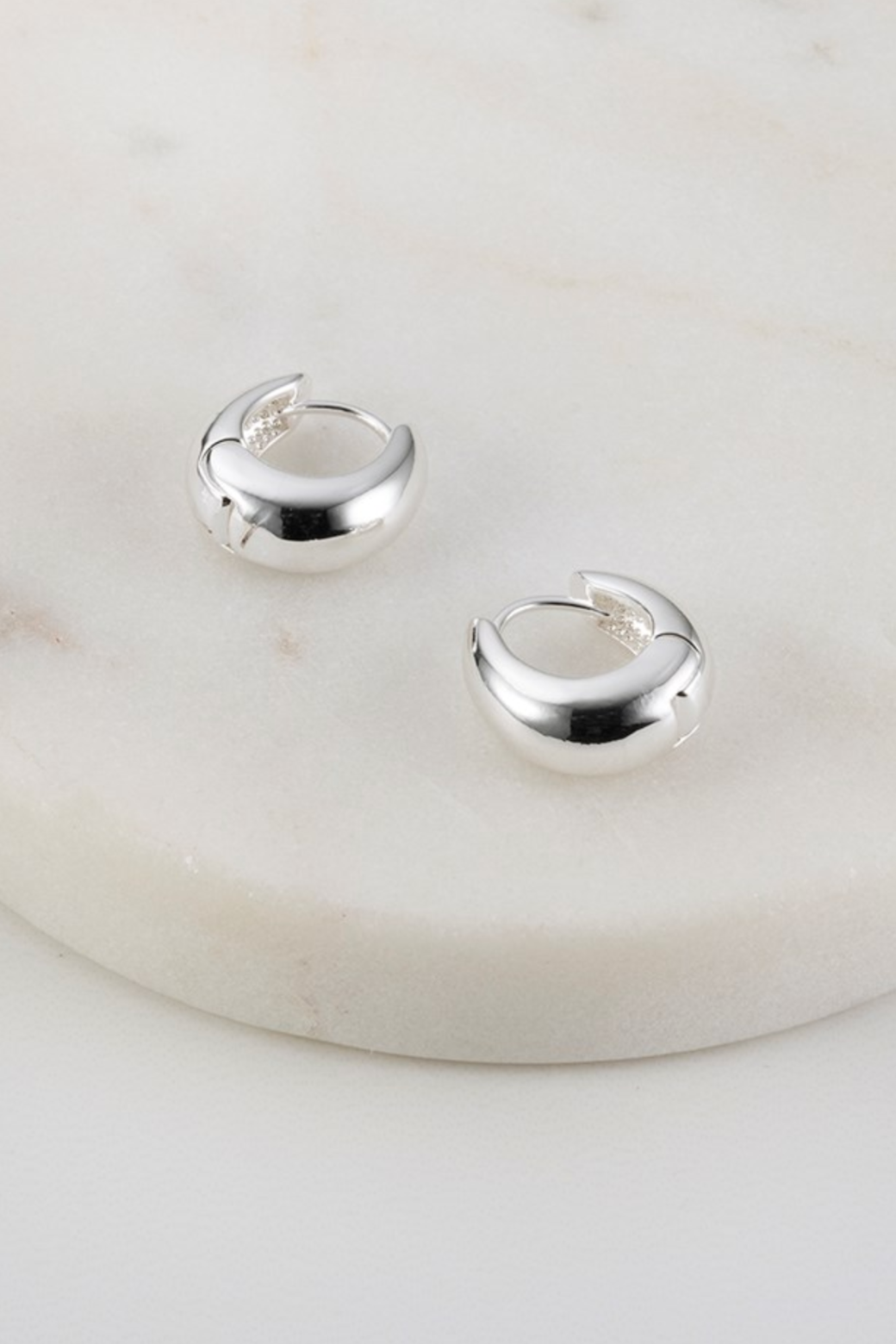 Zafino Steph Large Hoop Earring Silver