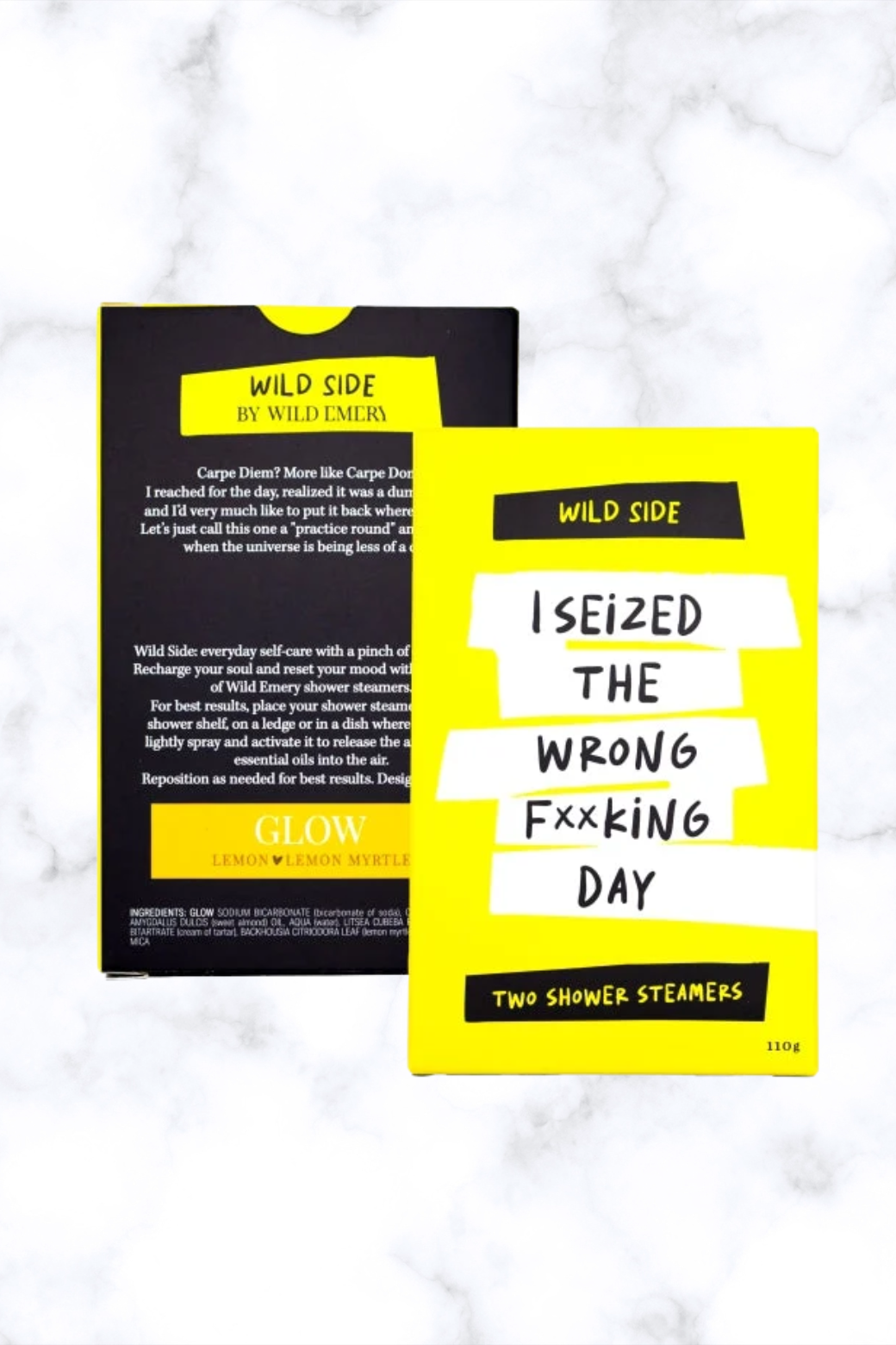 Wild Emery Wild Side Shower Steamer I Seized The Wrong Day 2 Pack