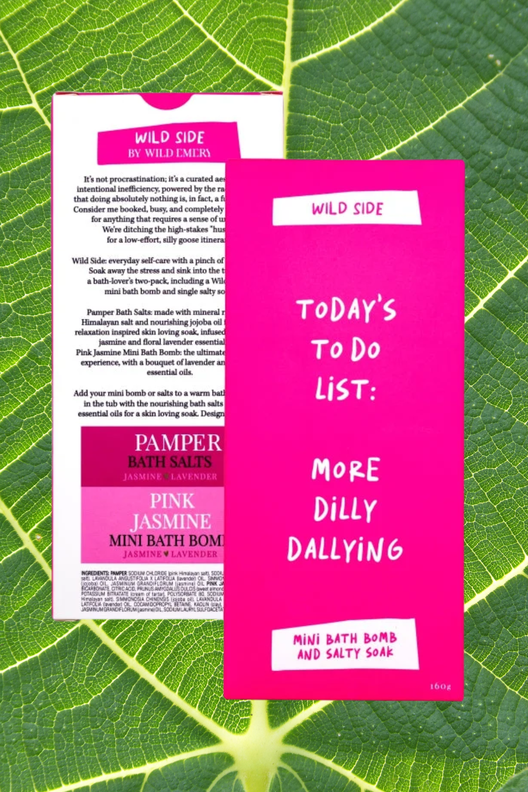 Wild Emery Mini Bath Bomb and Soak Todays To Do List