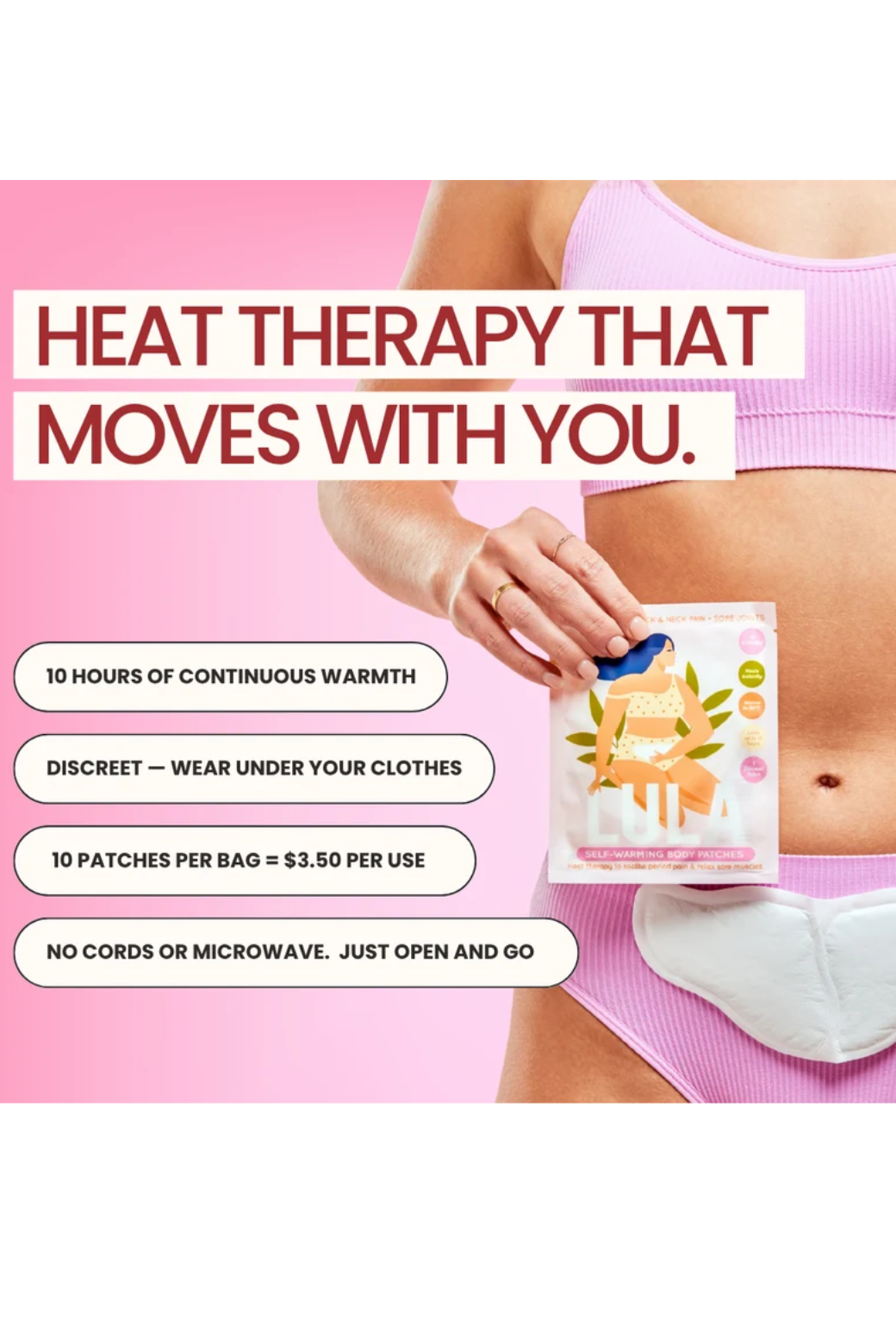 Lula Self-Warming Body Patches 10 Pack