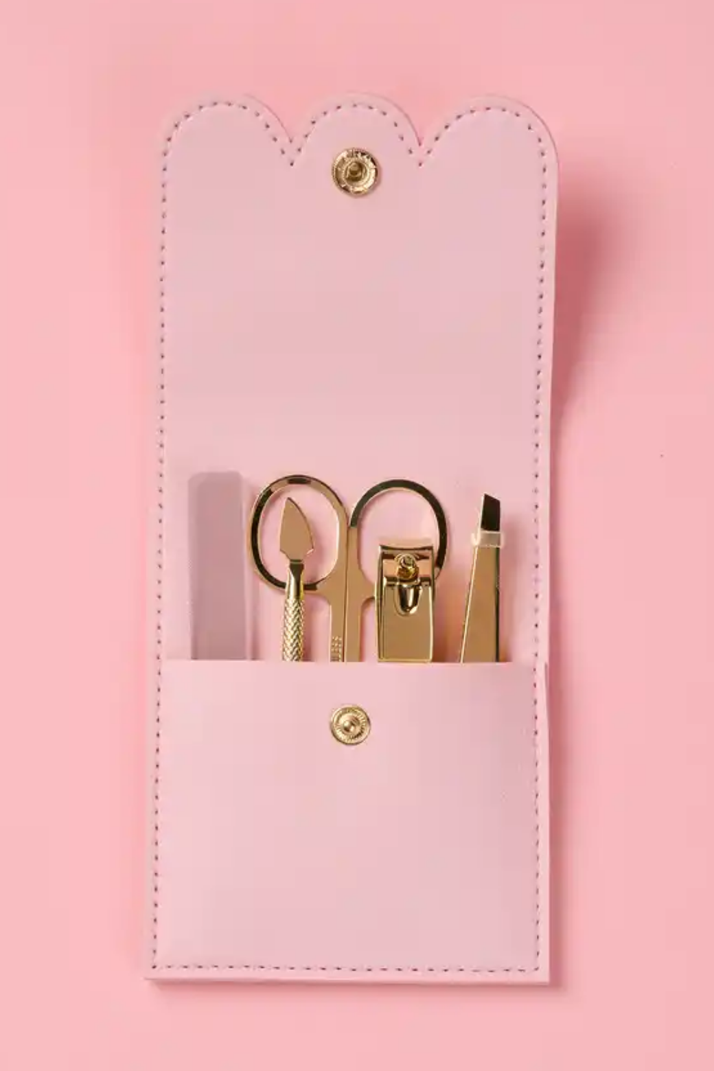 Selfie Nails Manicure Tool Kit Pink