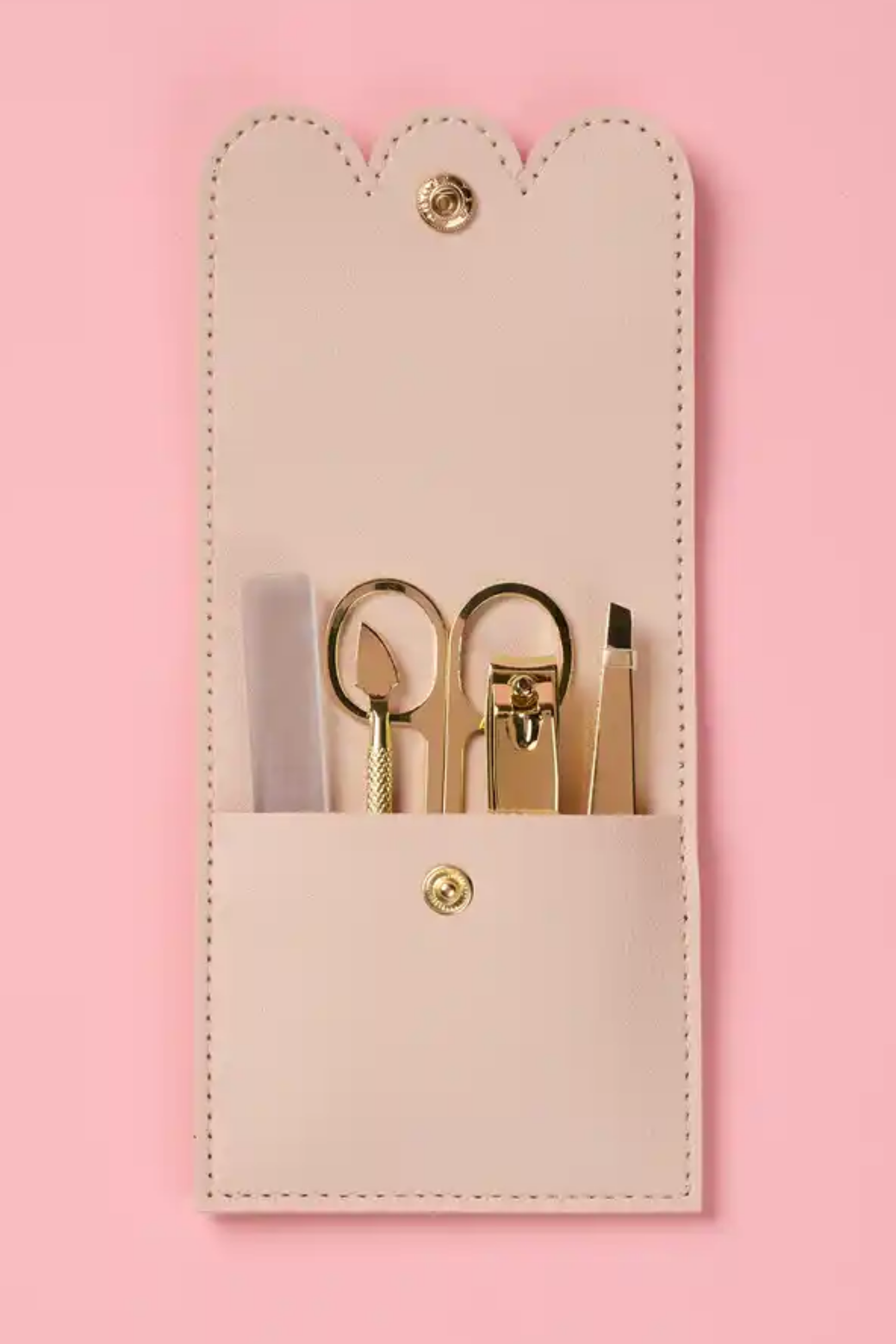 Selfie Nails Manicure Tool Kit Nude