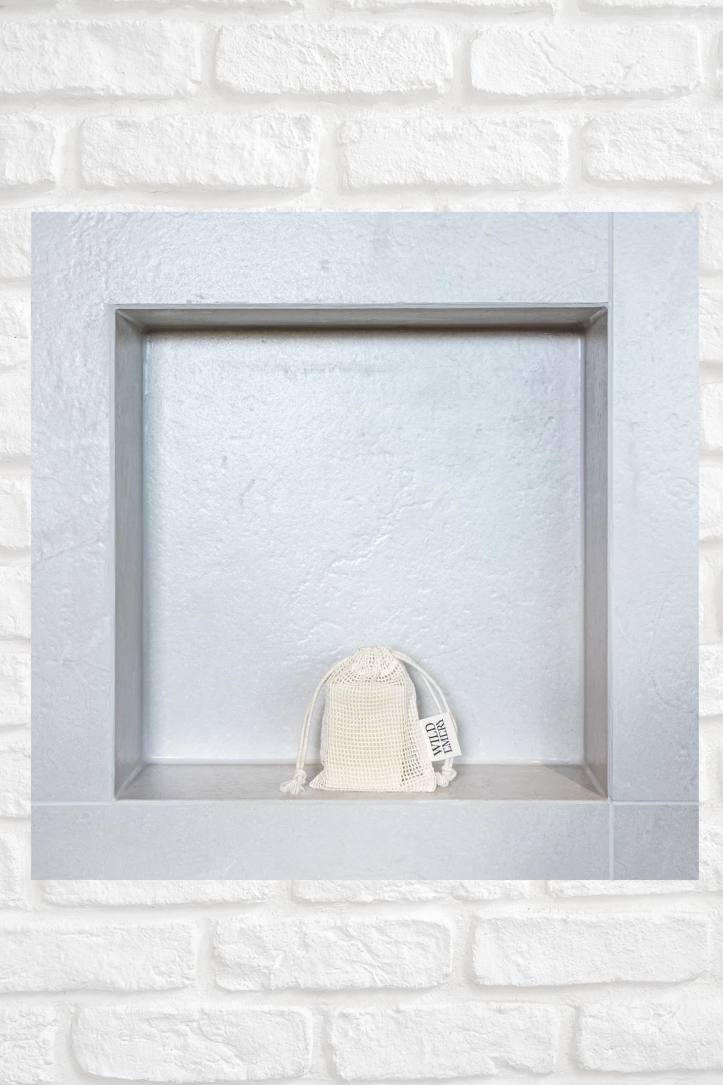 Wild Emery Shower Saver Cotton Bag