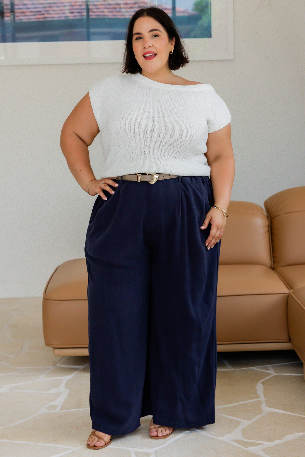 Whitney Pant Dark Navy