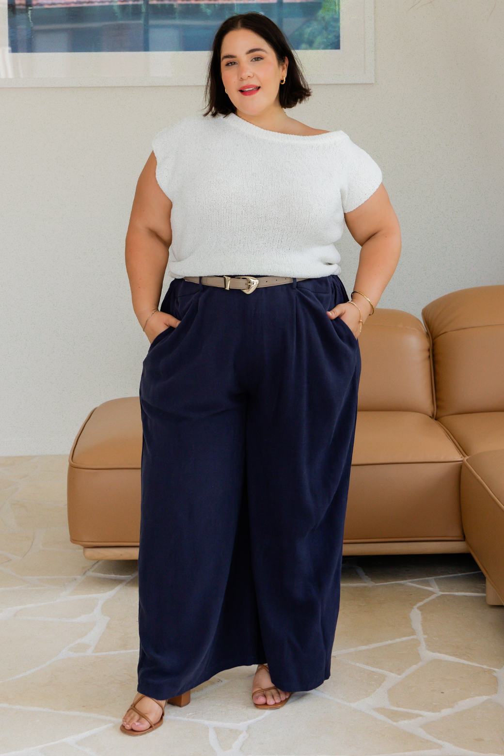 Whitney Pant Dark Navy