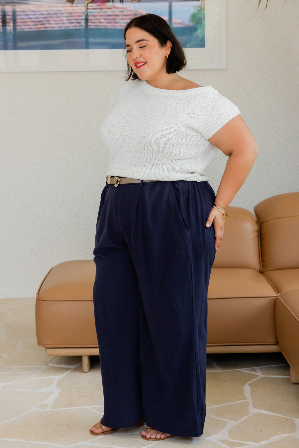 Whitney Pant Dark Navy