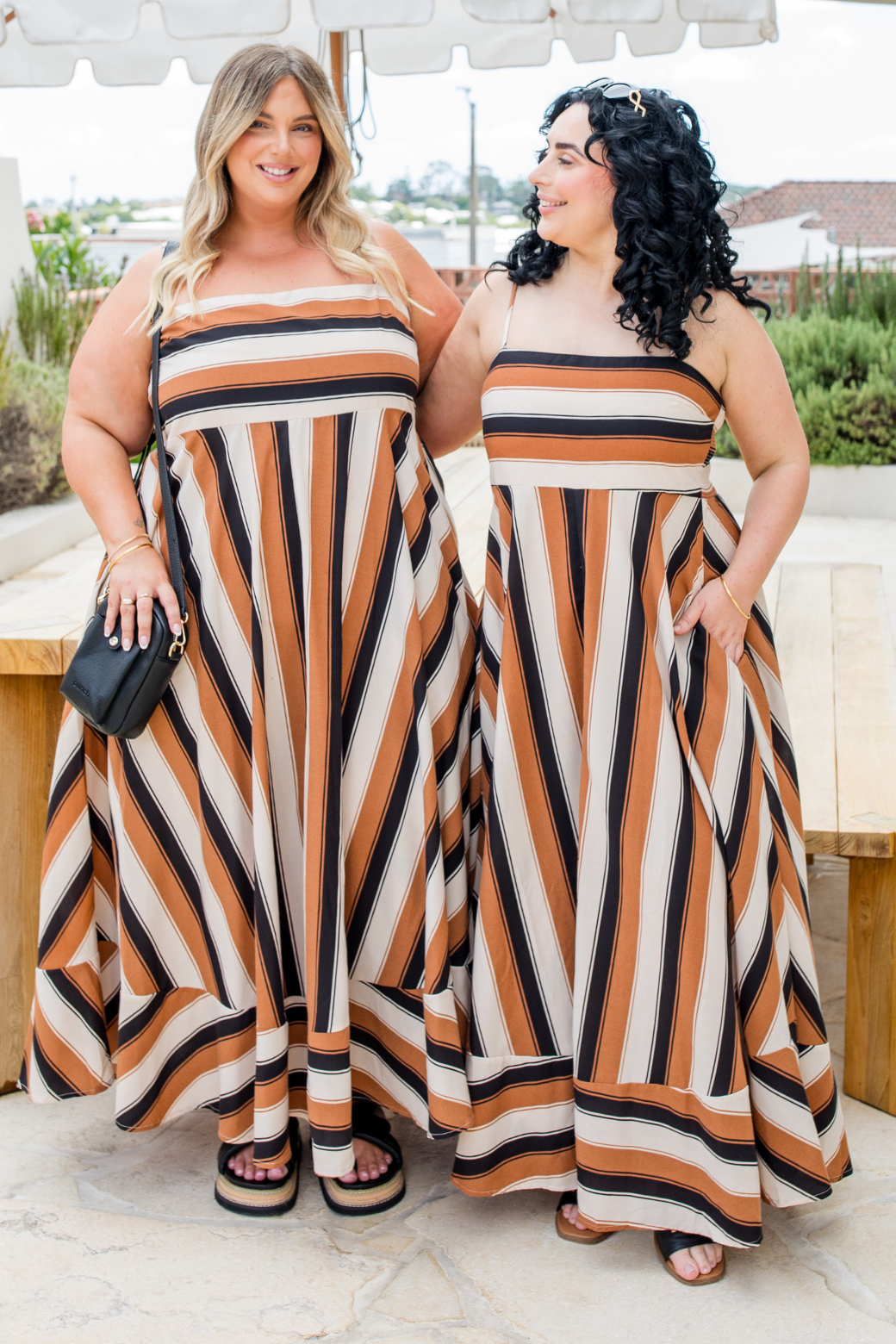 Xanthe Maxi Dress Cabana Stripe