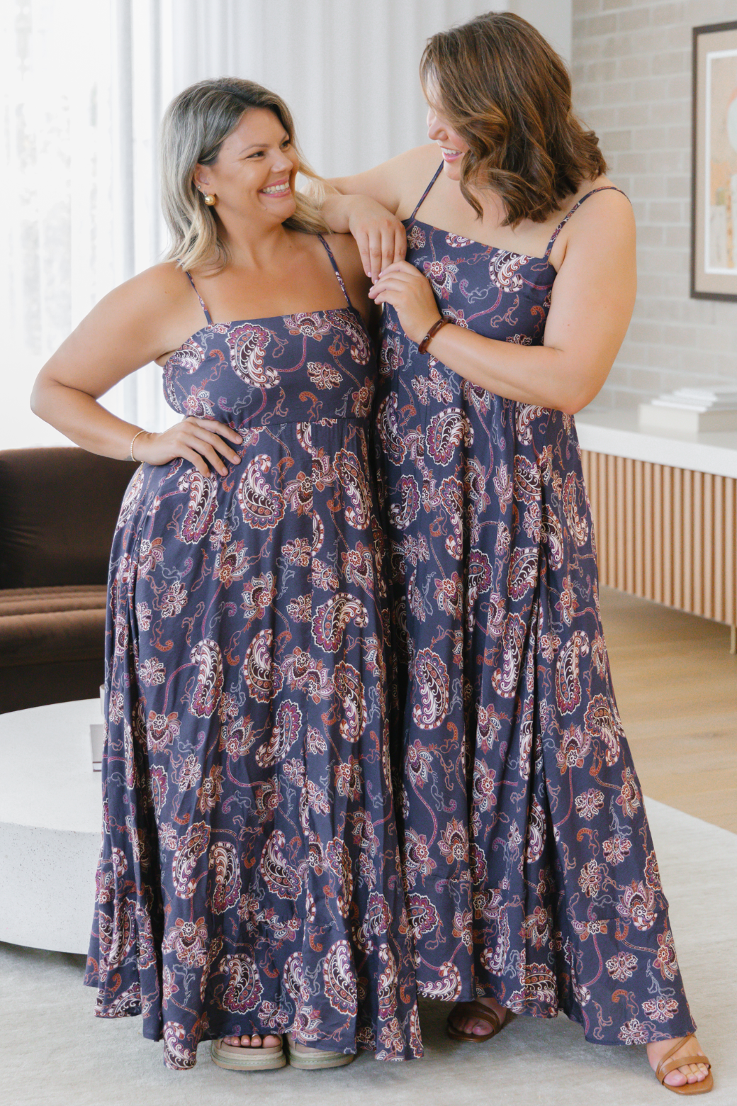 Xanthe Maxi Dress Pagonia Print Slate