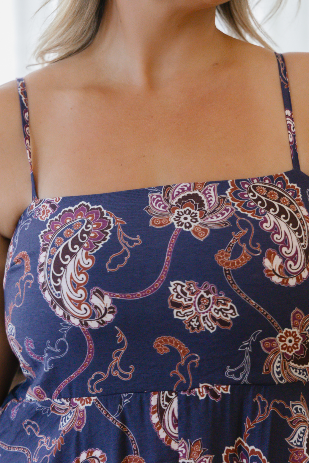 Xanthe Maxi Dress Pagonia Print Slate