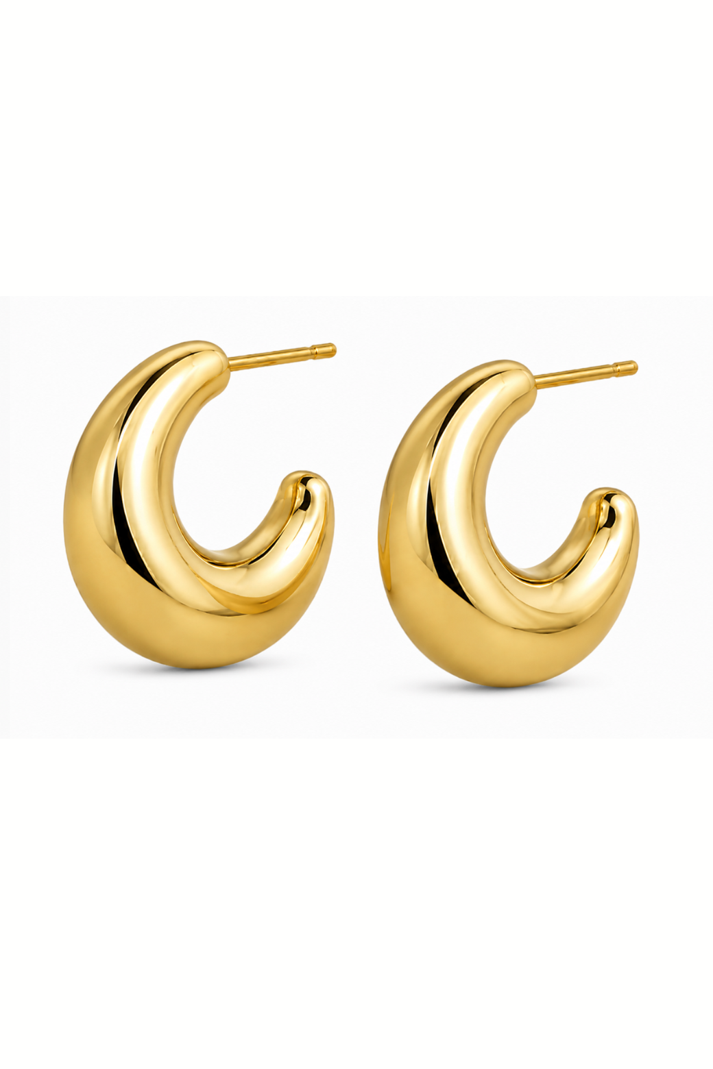 Zafino Amore Hoop Earrings Gold Plated