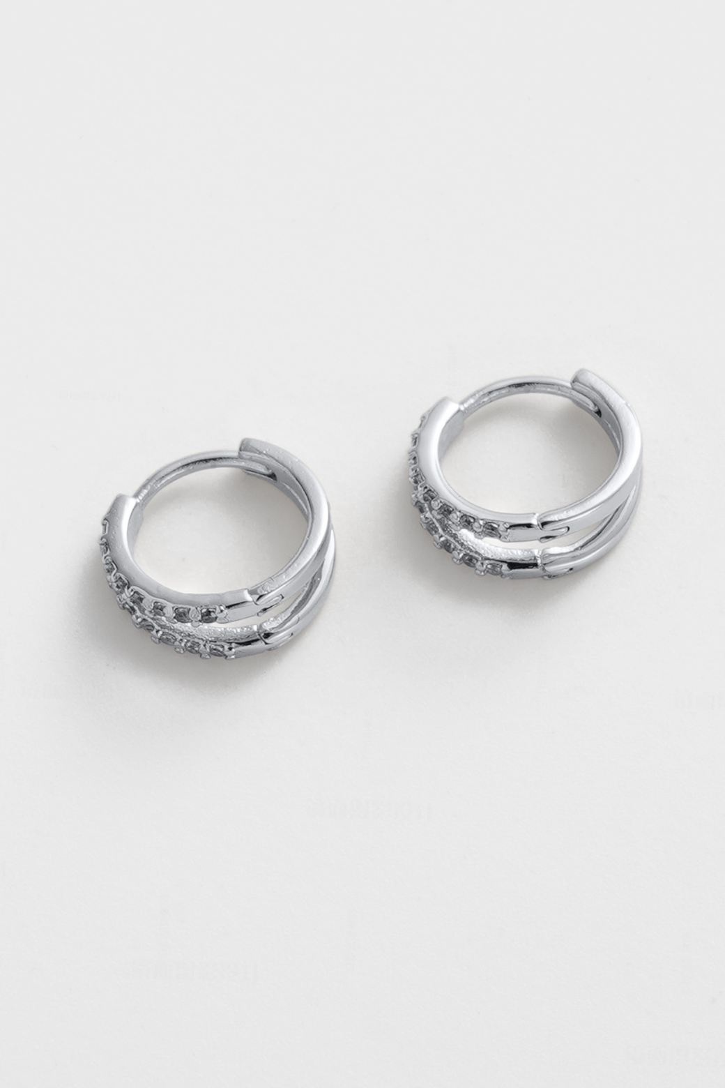 Zafino Celia Huggie Hoop Silver