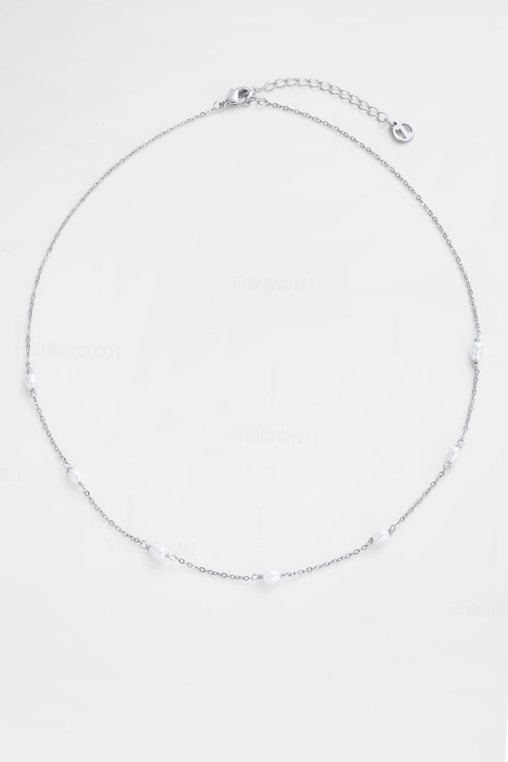 Zafino Elise Pearl Necklace Silver