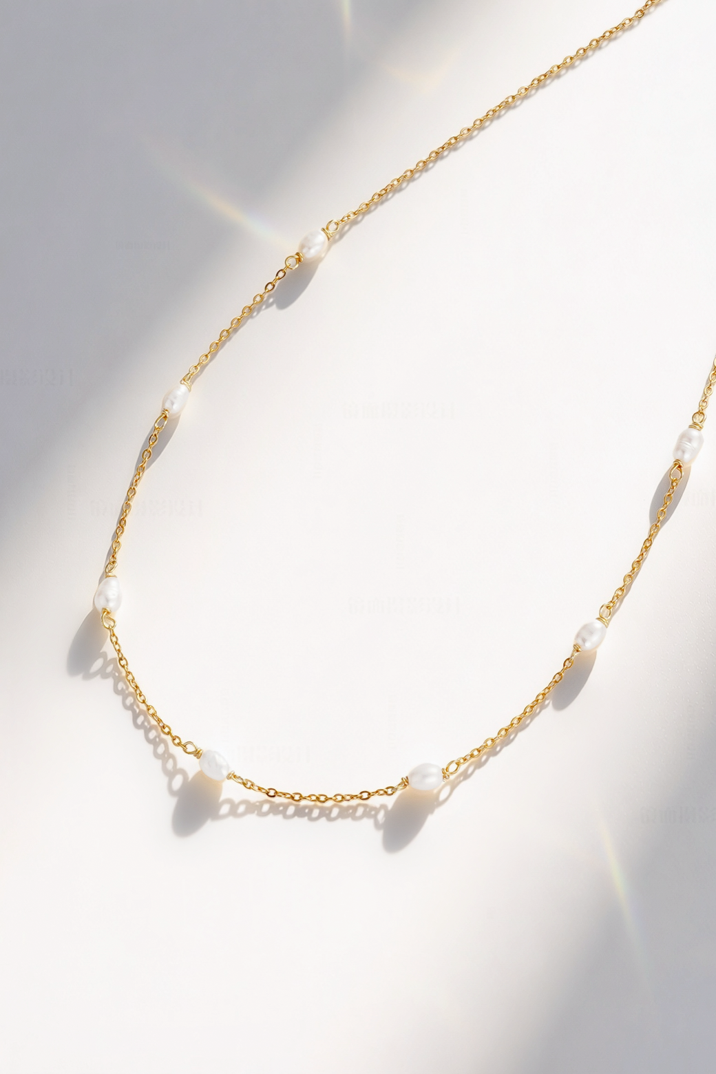 Zafino Elise Pearl Necklace Gold