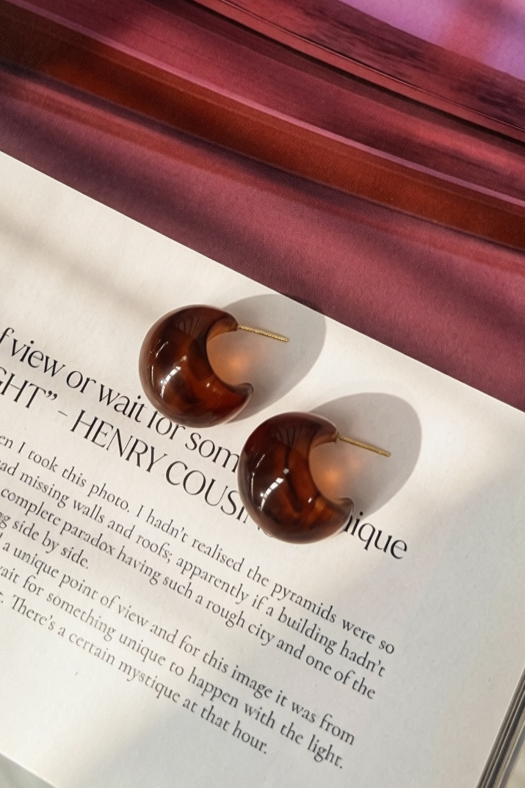 Zafino Hailey Hoop Amber