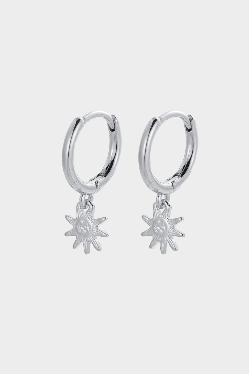 Zafino Luna Sun Huggie Silver