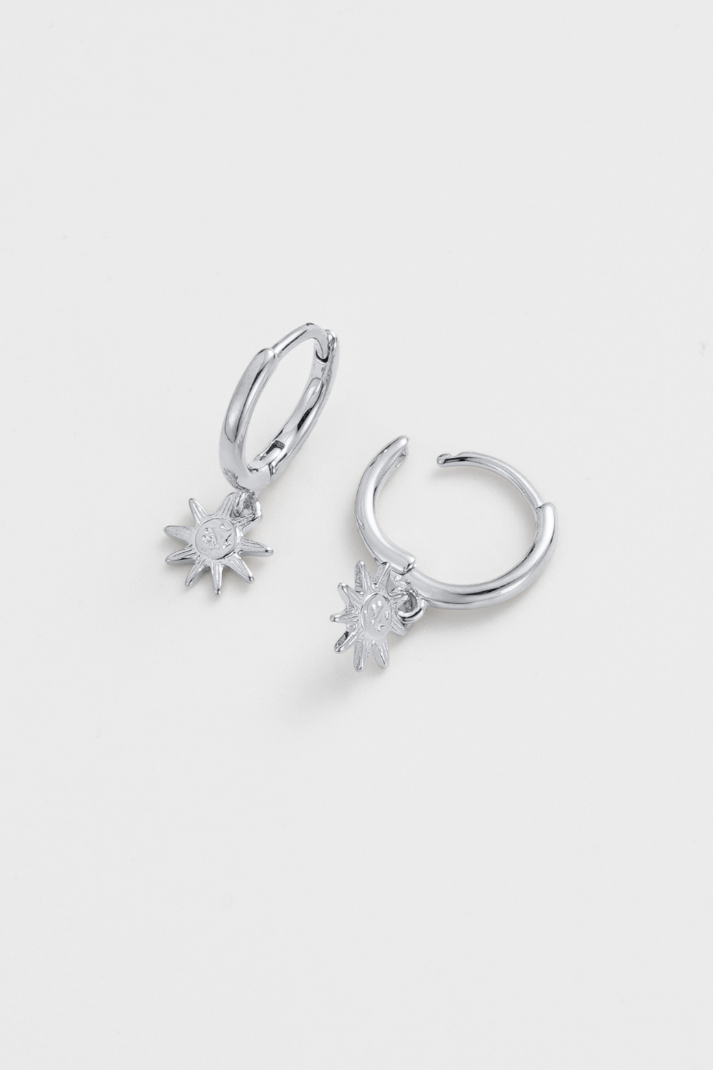 Zafino Luna Sun Huggie Silver