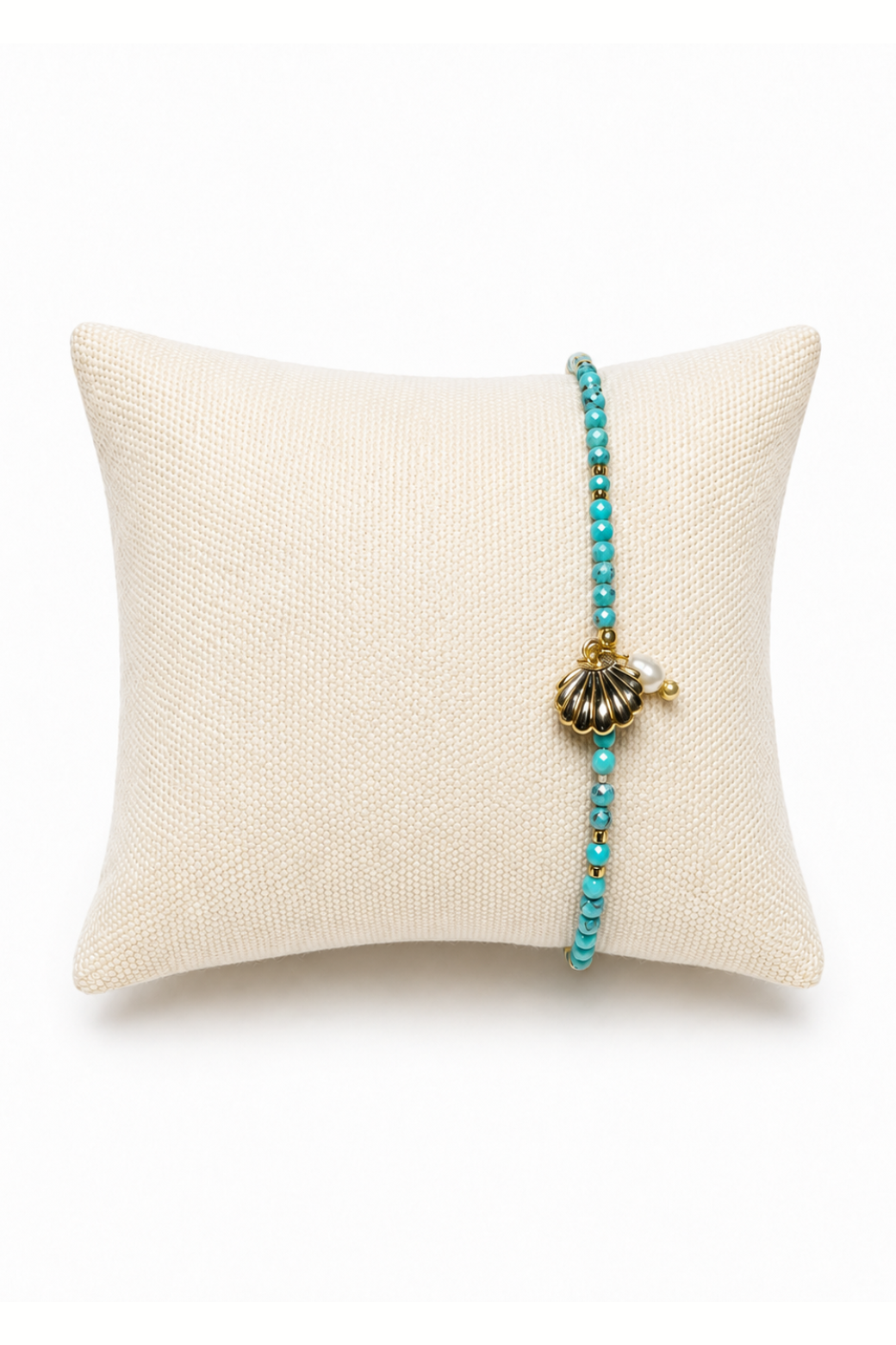 Zafino Hana Shell Bracelet Teal