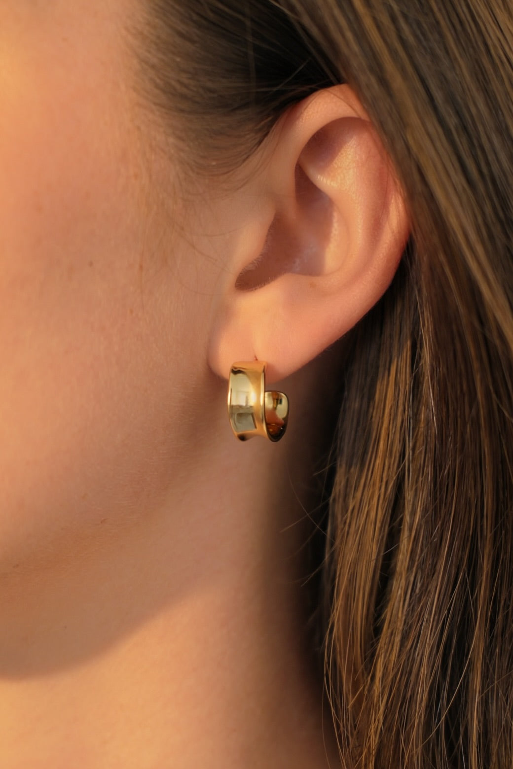 Zafino Nina Hoop Gold