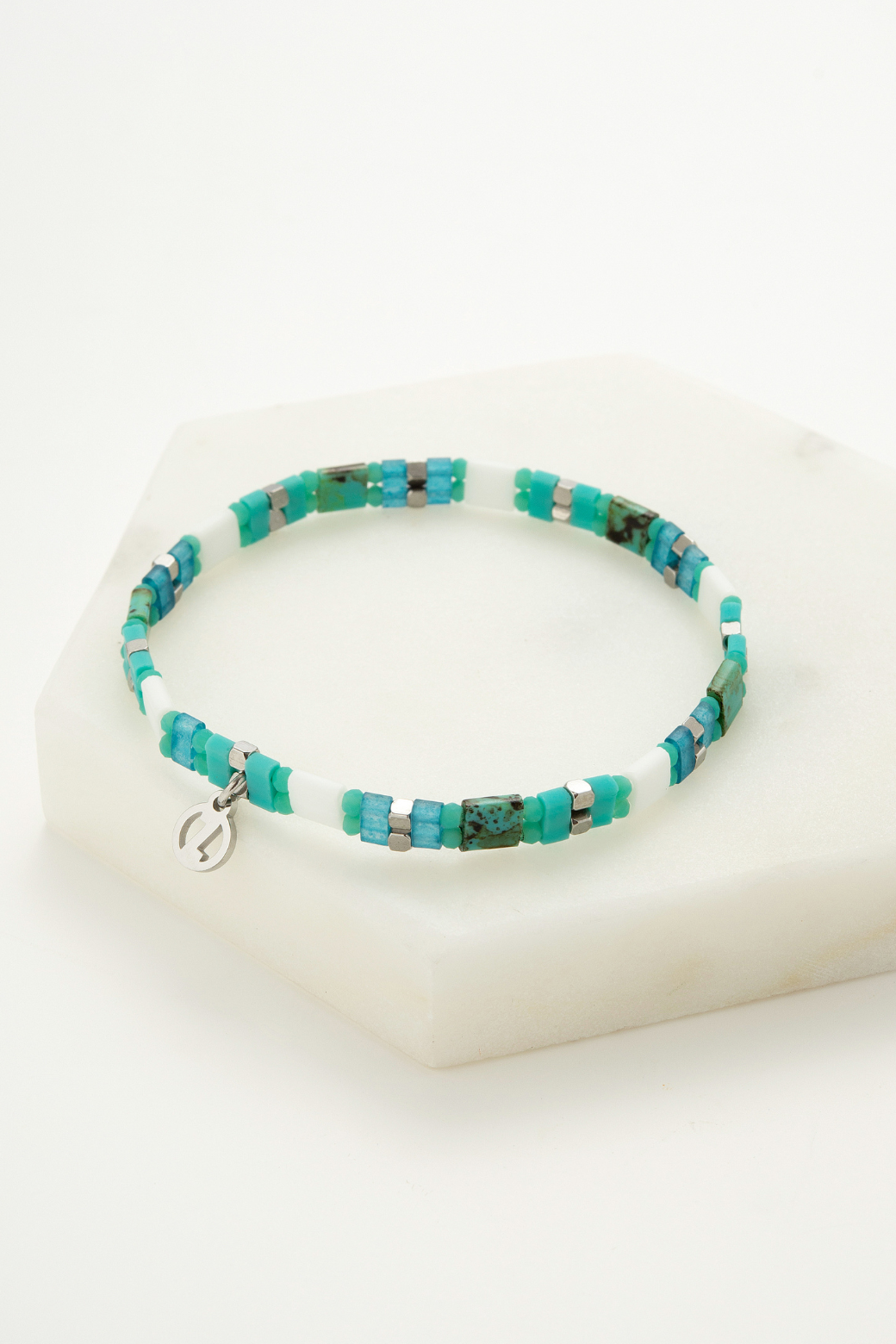 Zafino Tile Bracelet Aqua