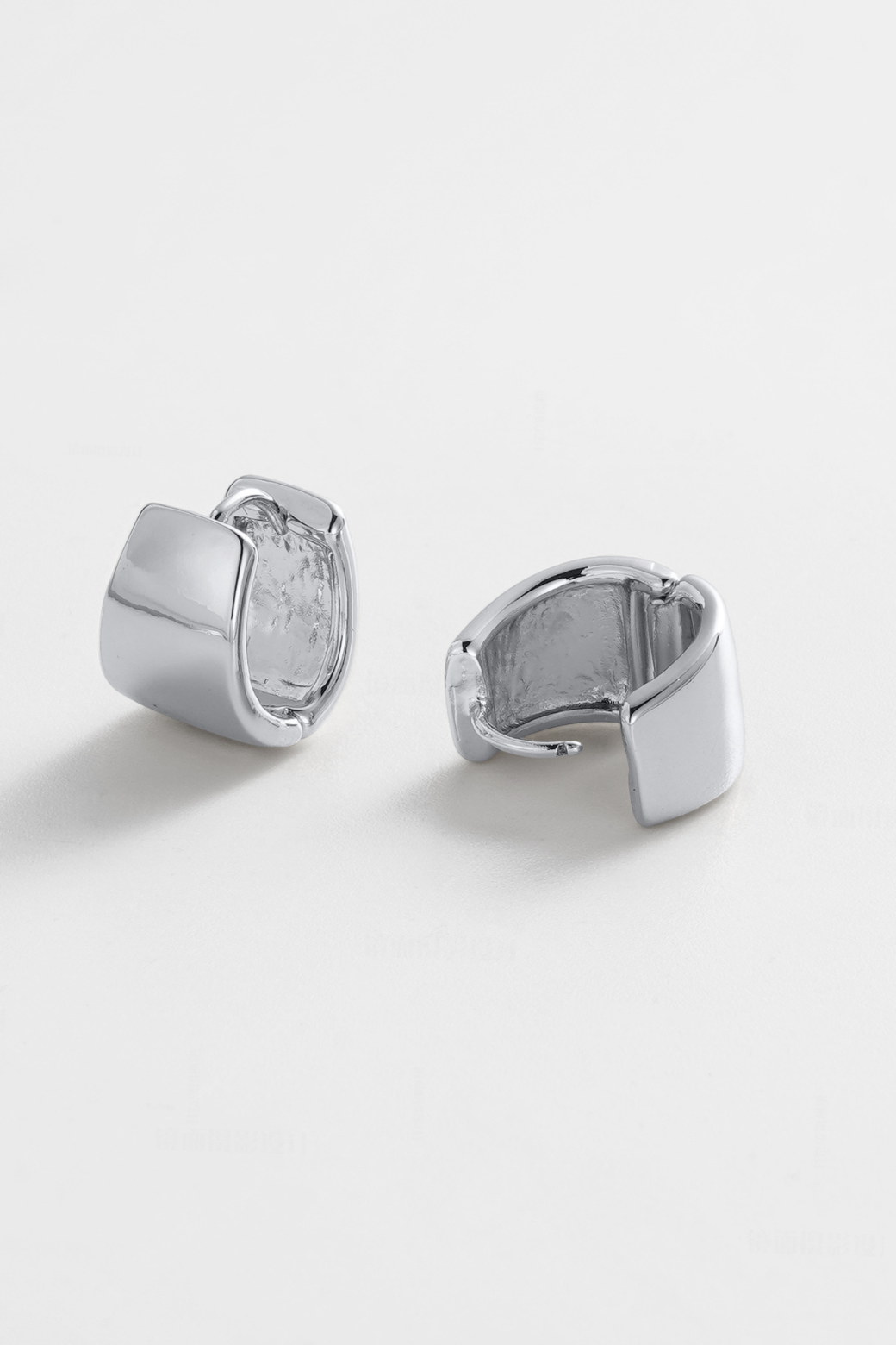 Zafino Riley Huggie Hoop Silver