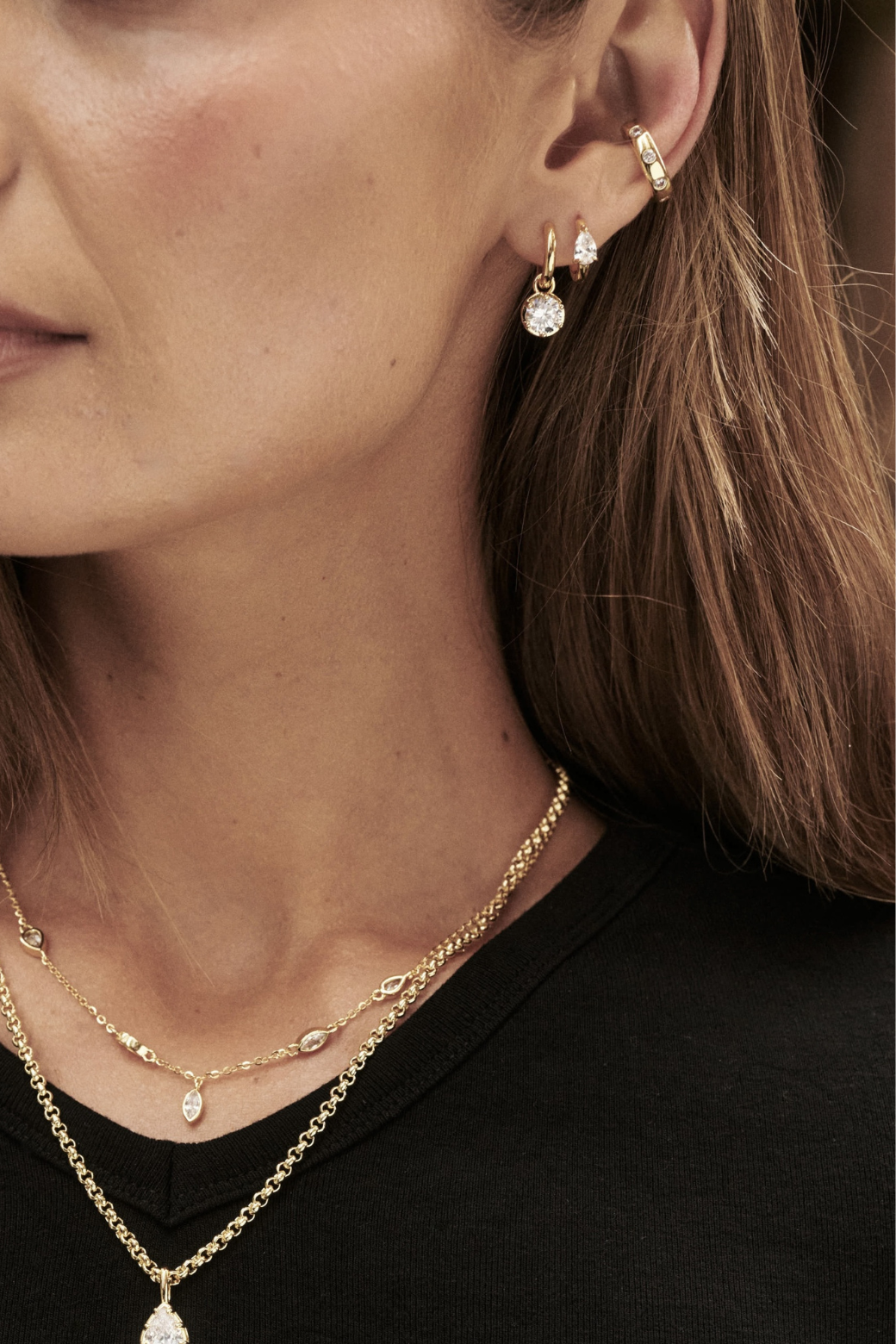 Zafino Serena Earring Gold
