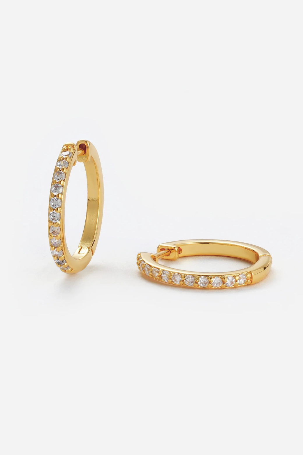 Zafino Catalina Huggie Hoop Earring Gold