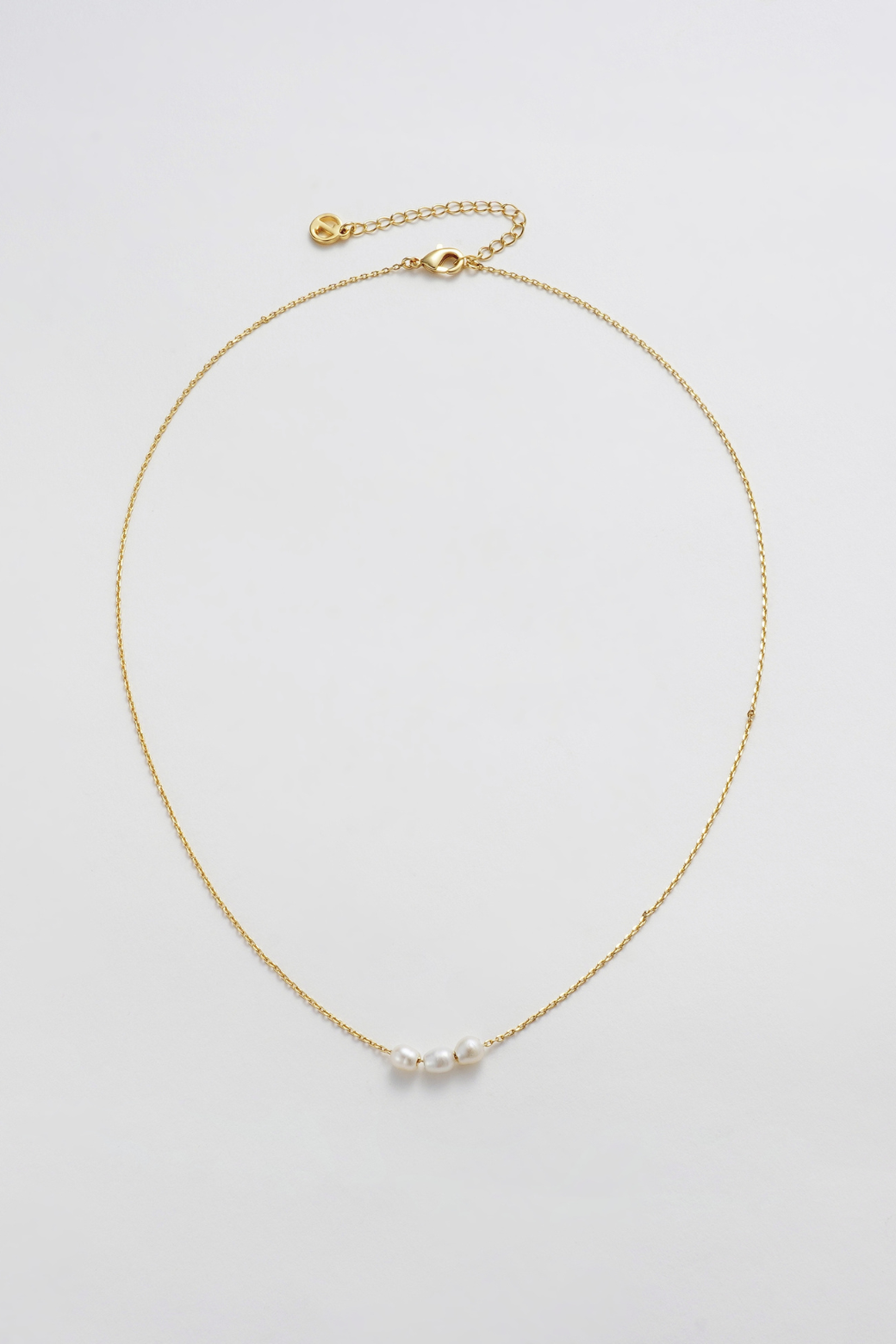 Zafino Mini Pearl Necklace Gold