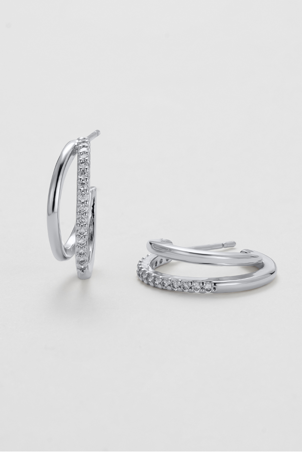 Zafino Celeste Hoop Earring Silver