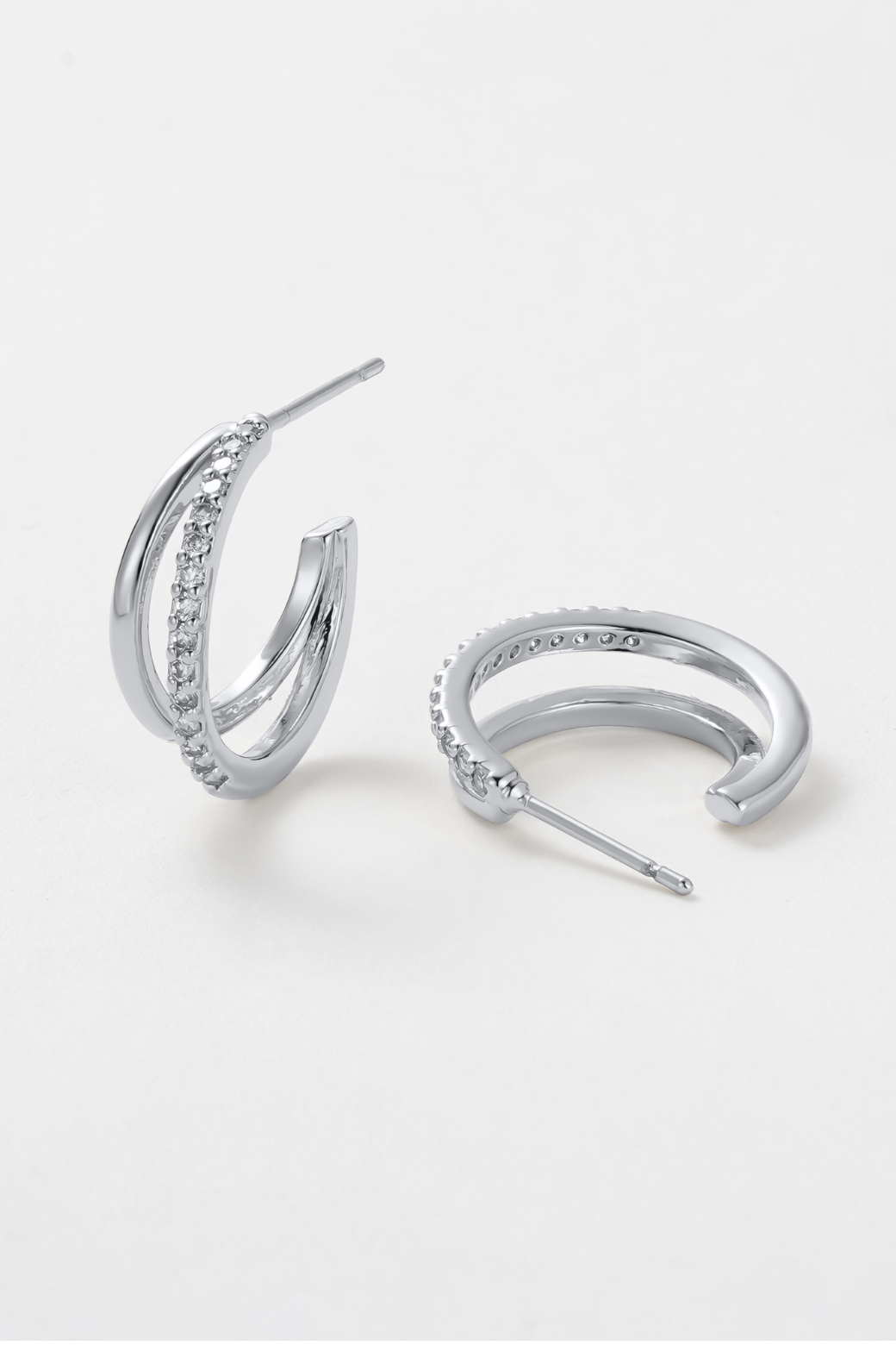 Zafino Celeste Hoop Earring Silver