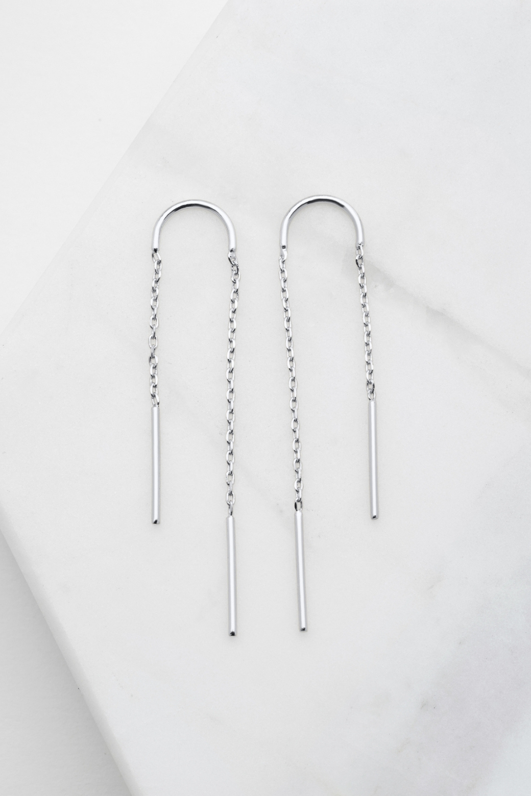 Zafino Ivy Thread Earring Silver