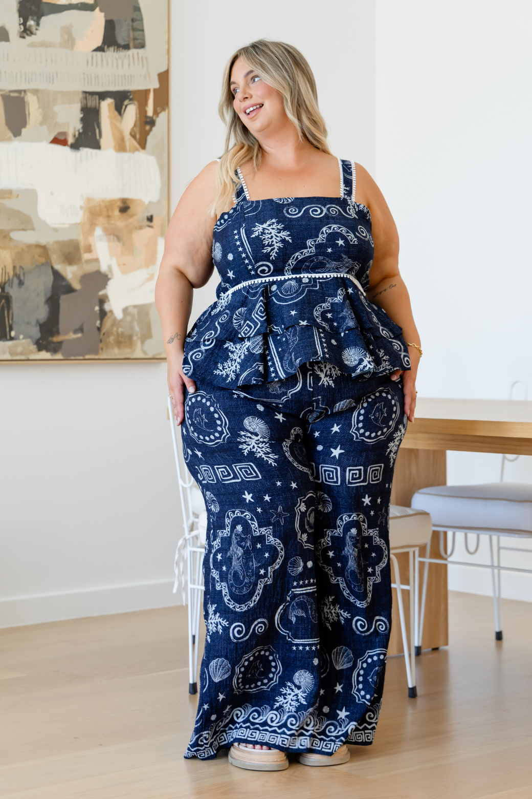 Amelia Pants Midnight Mermaid