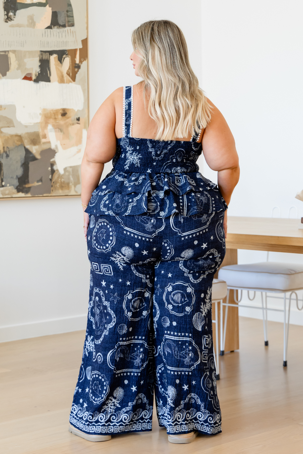 Amelia Pants Midnight Mermaid