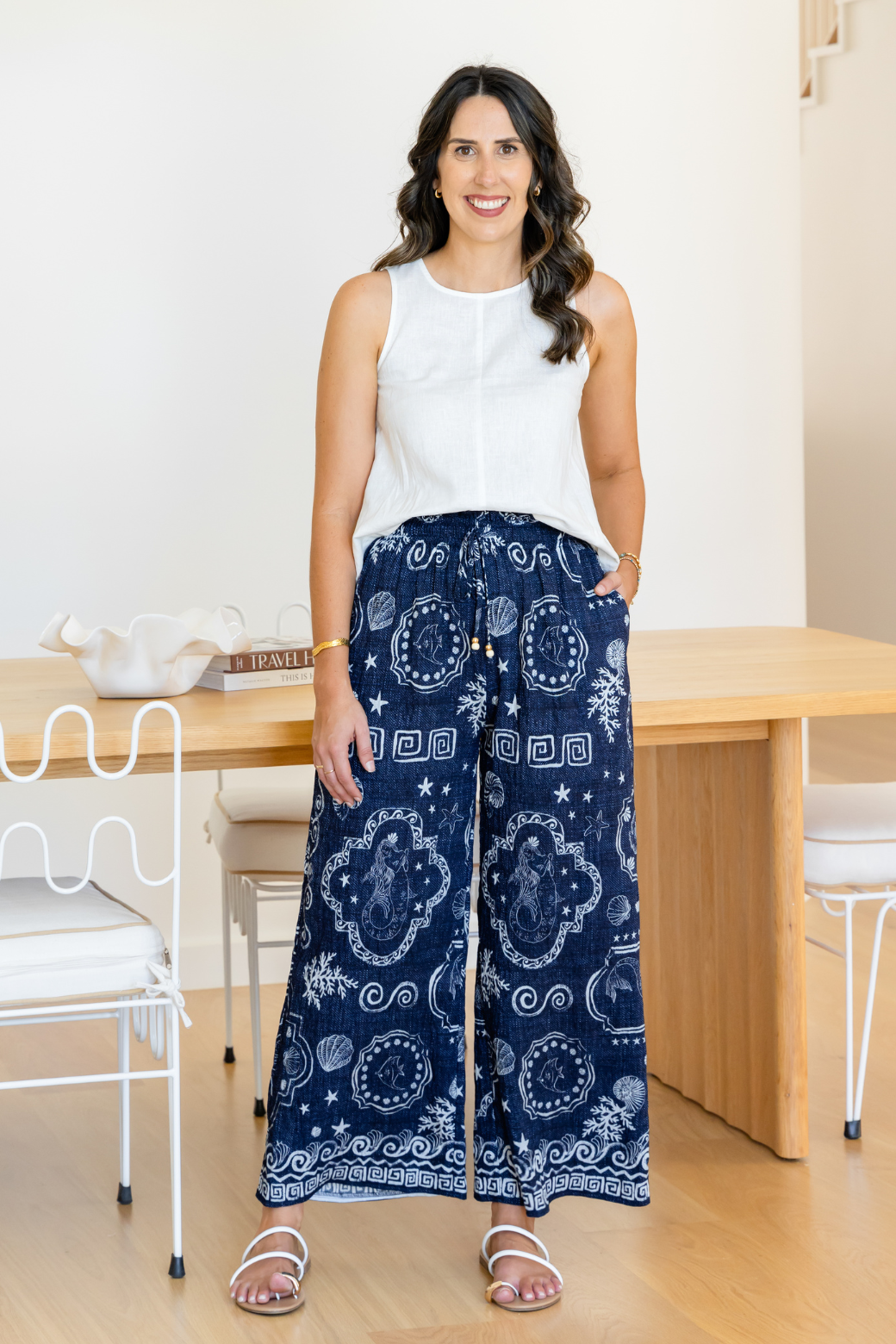 Amelia Pants Midnight Mermaid