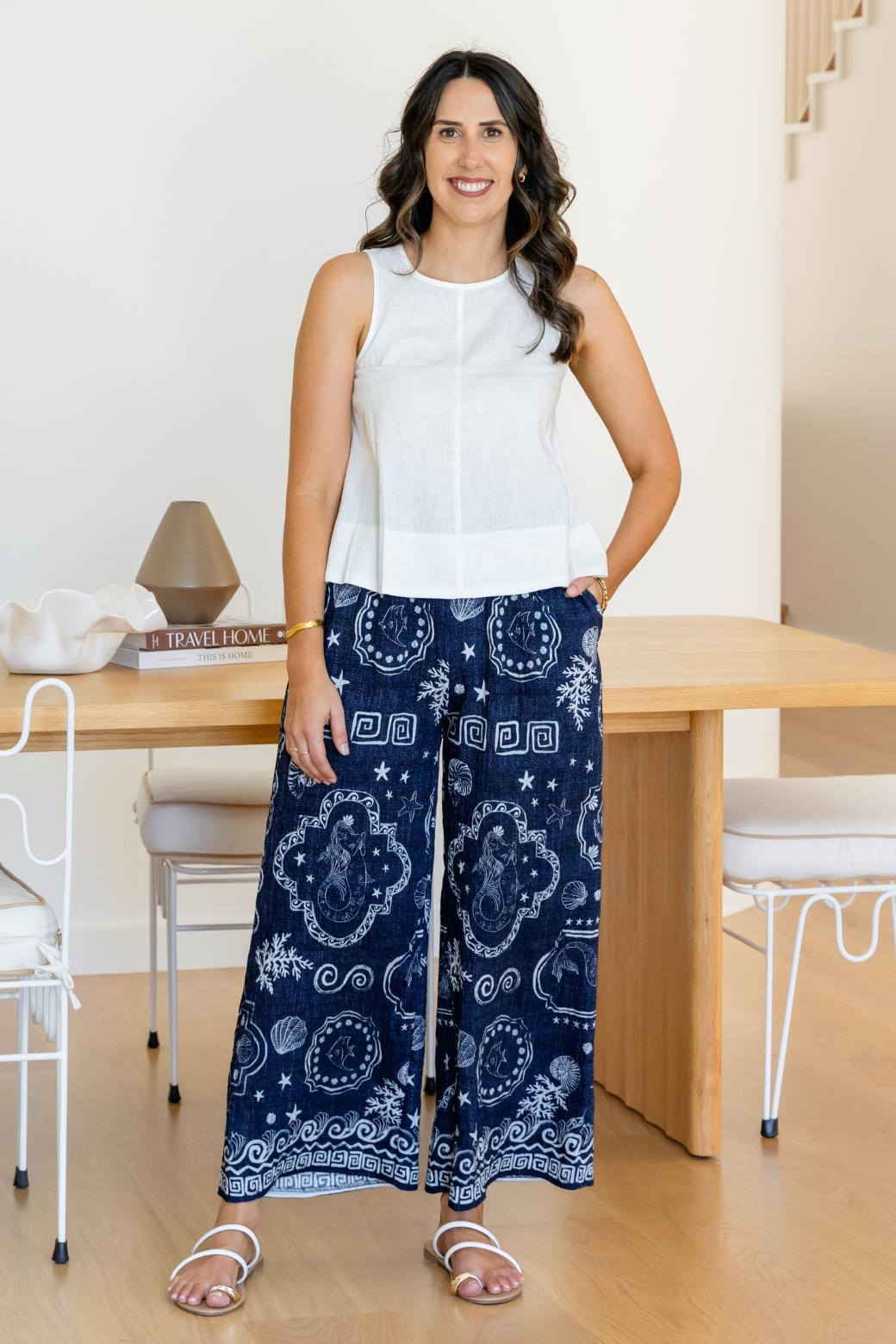 Amelia Pants Midnight Mermaid