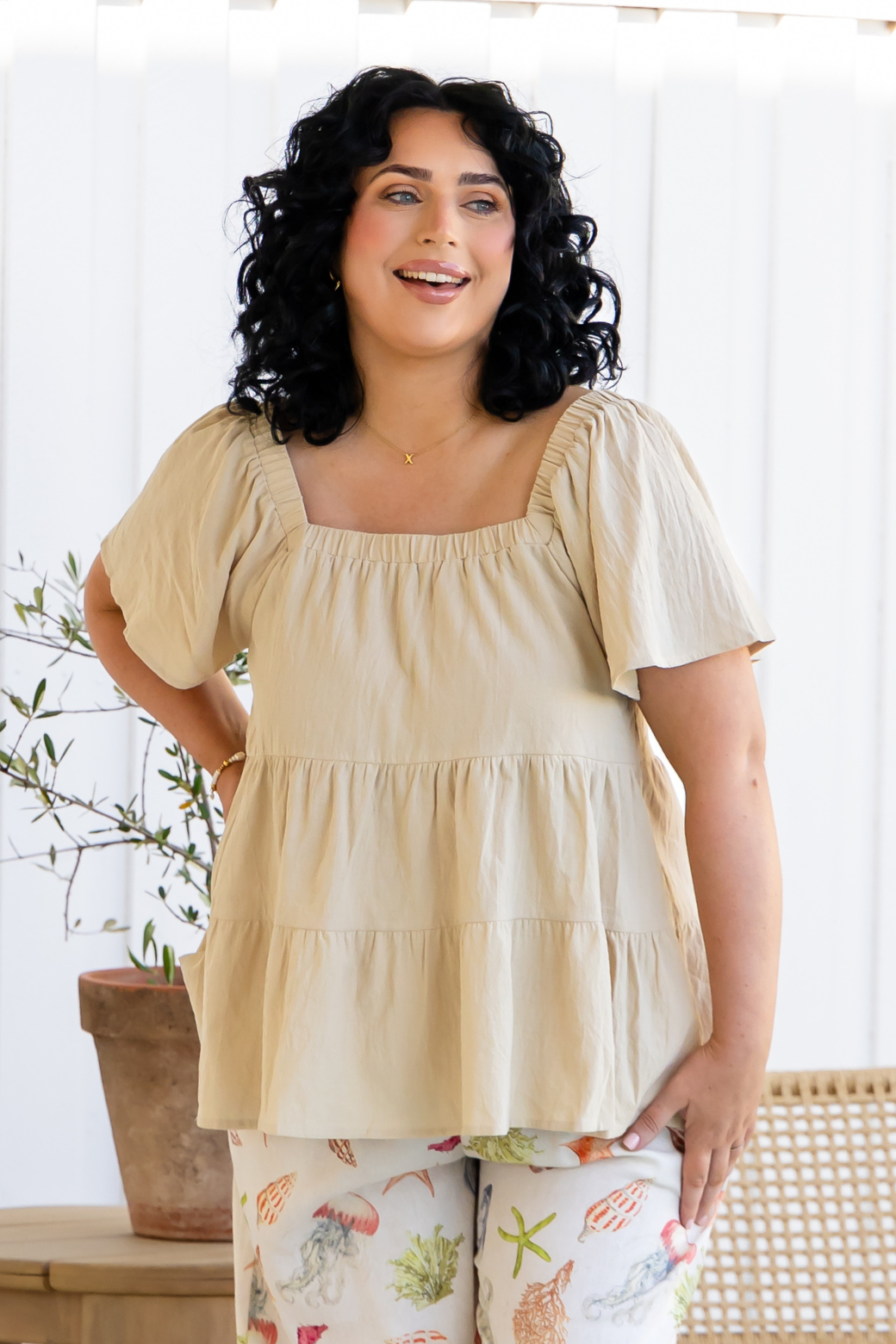 Alexandria Top Natural