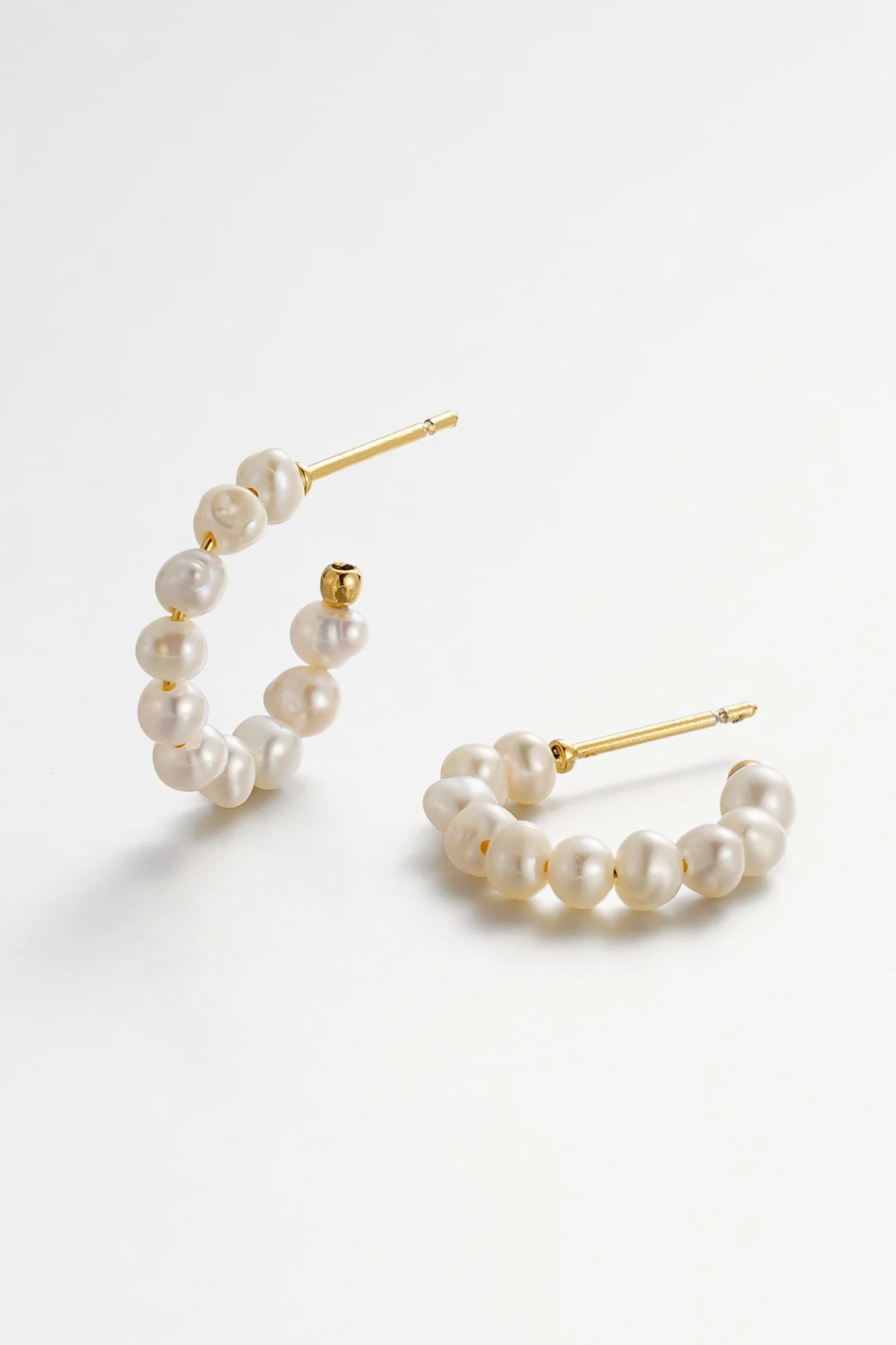 Zafino Ally Pearl Hoop Earrings