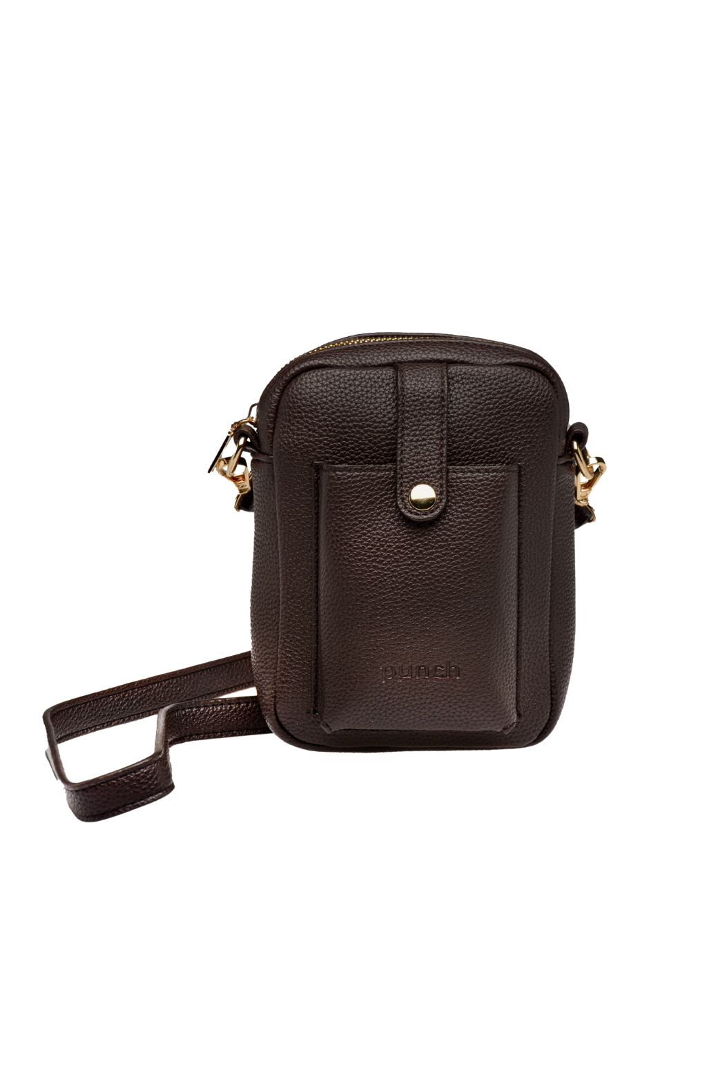 Punch Charlie Phone Crossbody Bag Chocolate