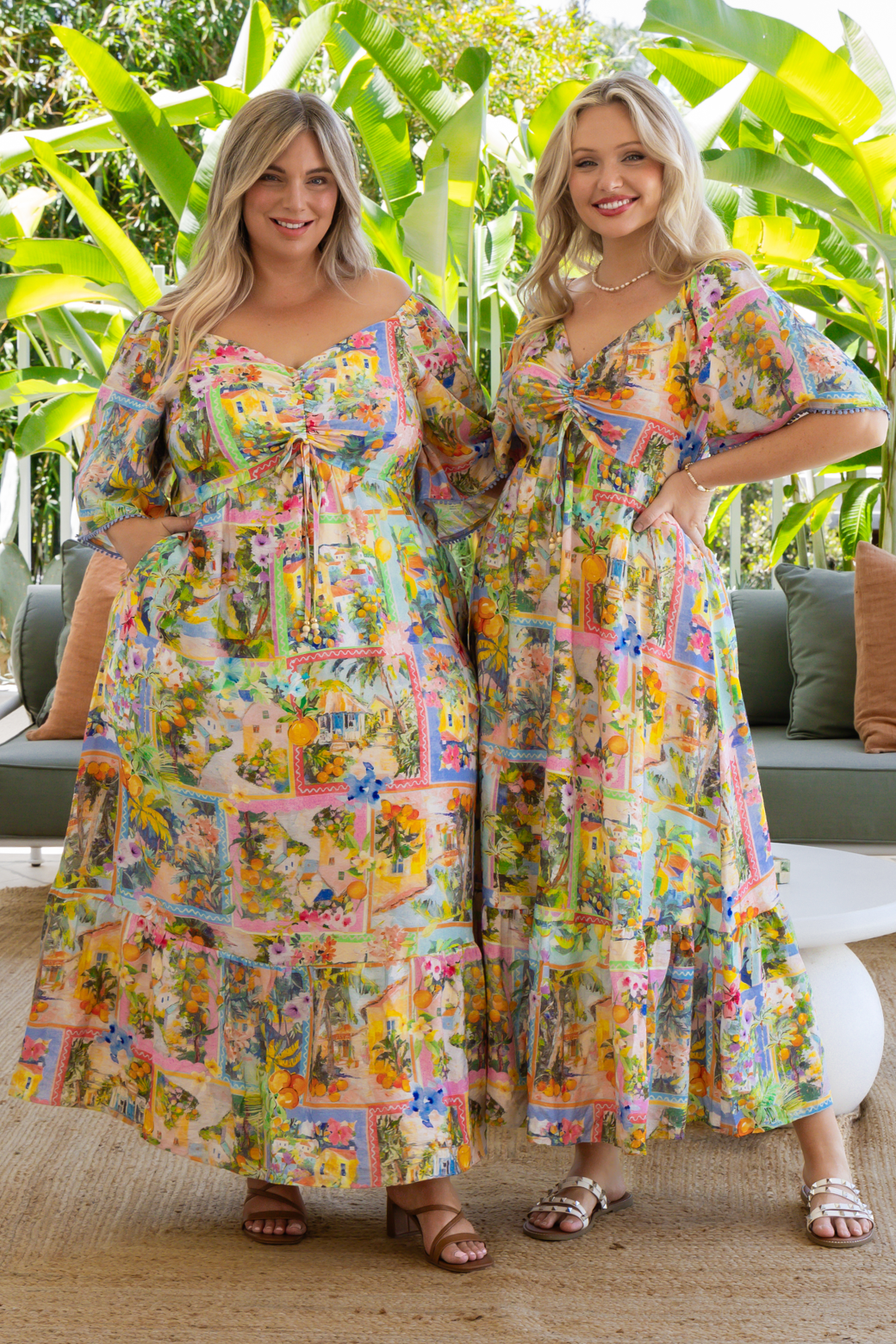 Renee Maxi Dress Escape Print