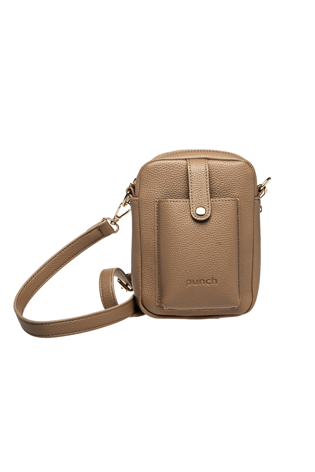 Punch Charlie Phone Crossbody Bag Mocha