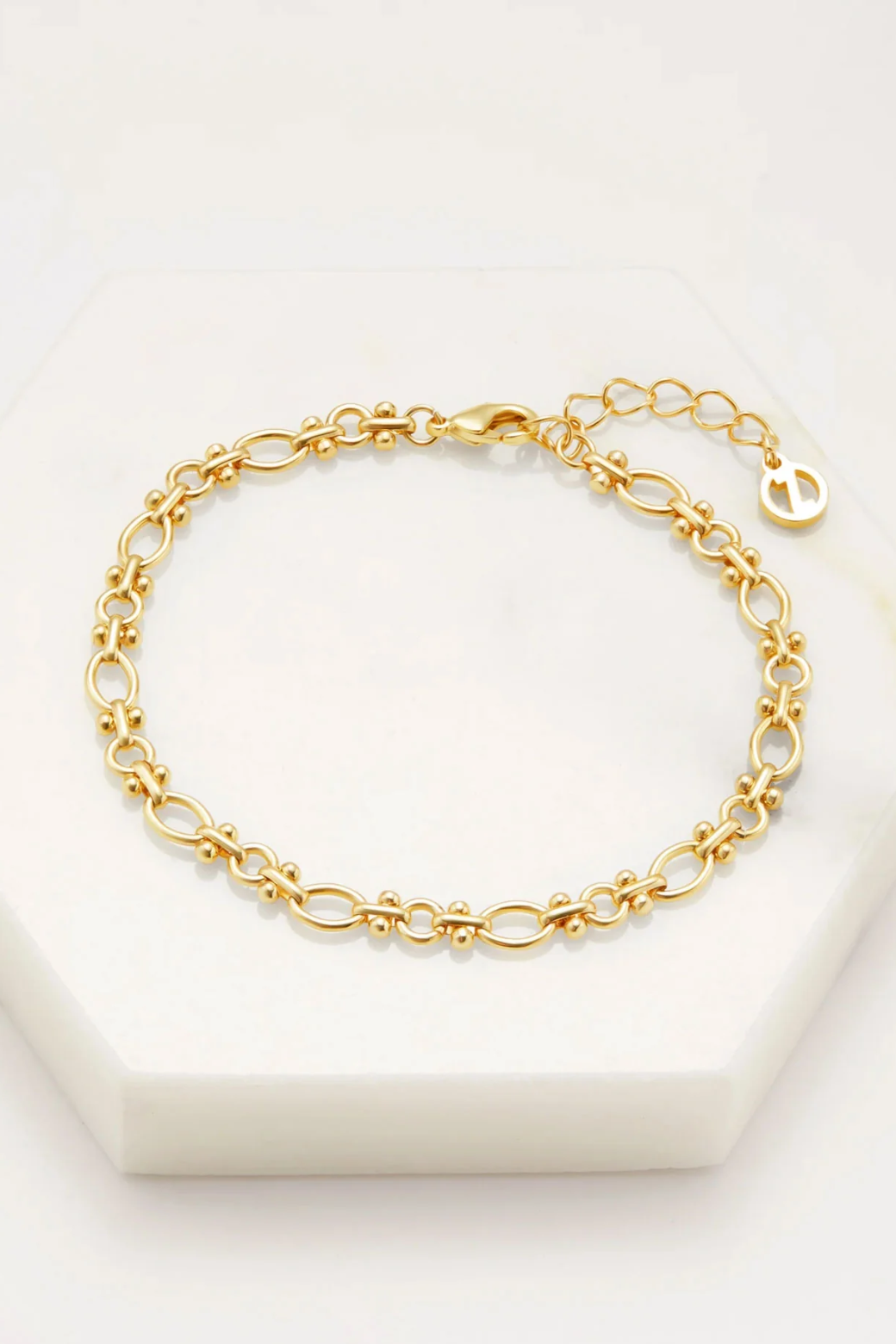Zafino Pip Link Bracelet Gold