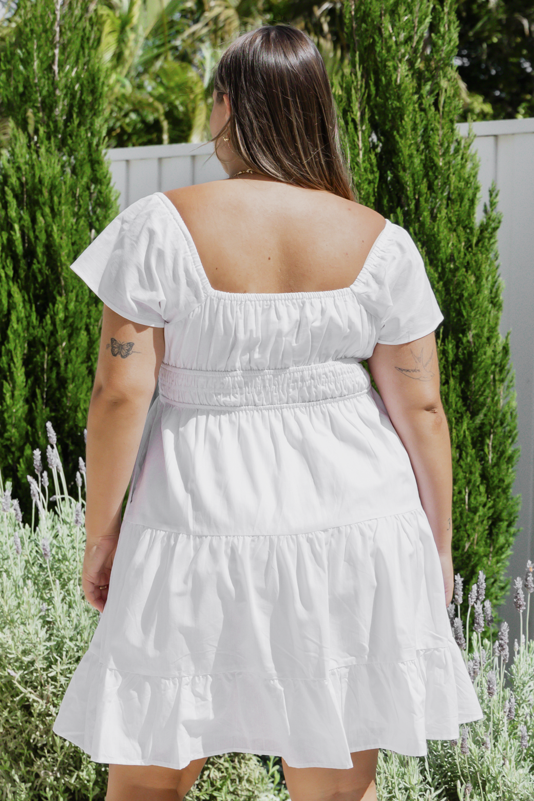 Rebecca Dress White